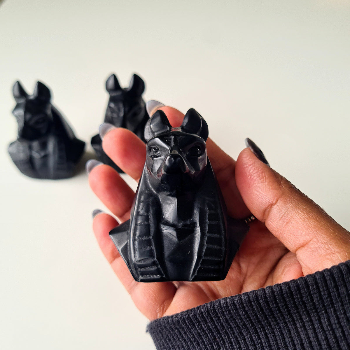Anubis |Obsidian |Intutively Picked | 1 Piece