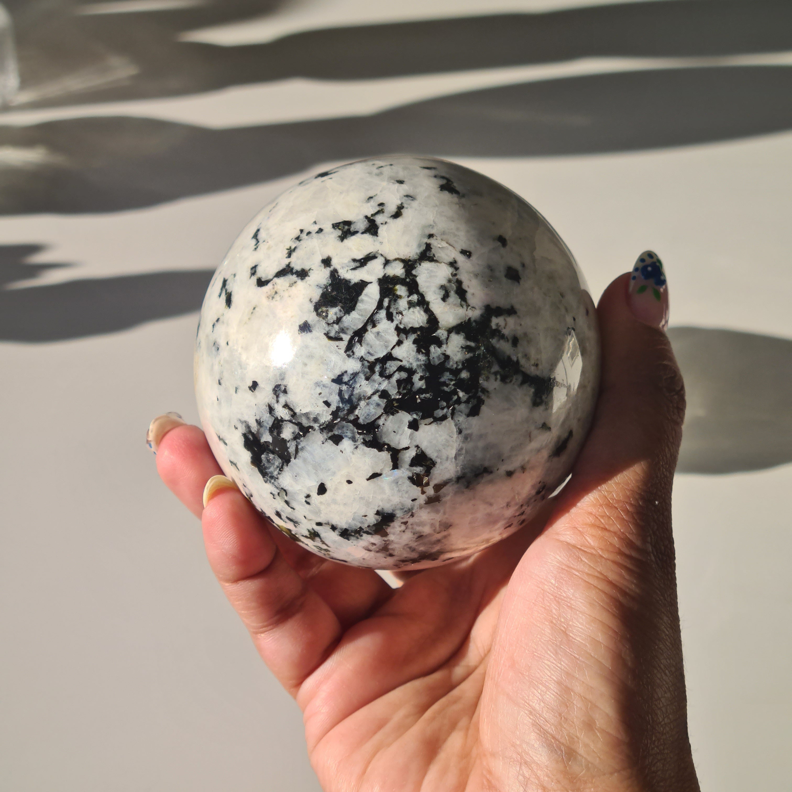 Moonstone 🌙 Sphere with stand