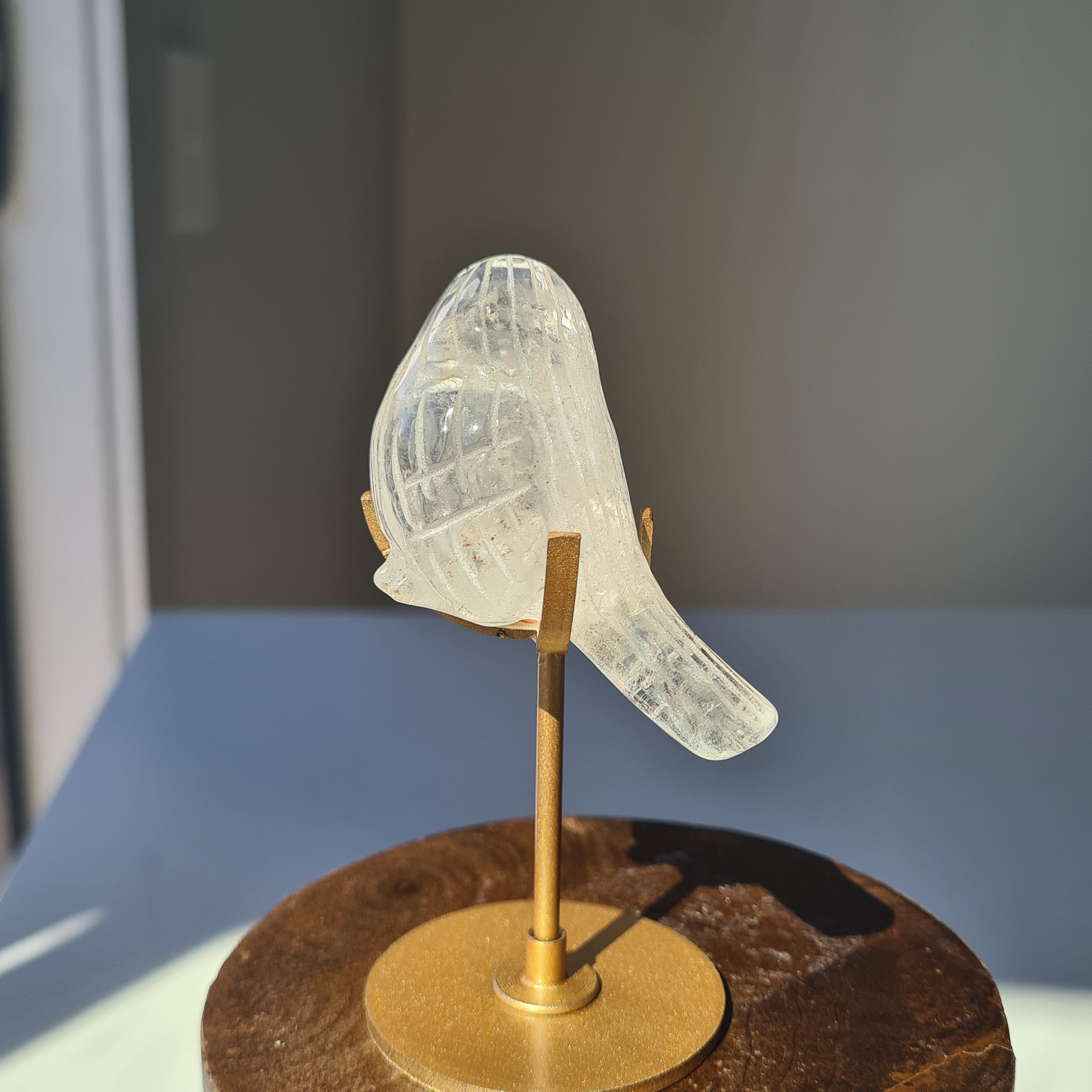 Quartz Bird 🐦 On Stand | Appx 6.5 cm
