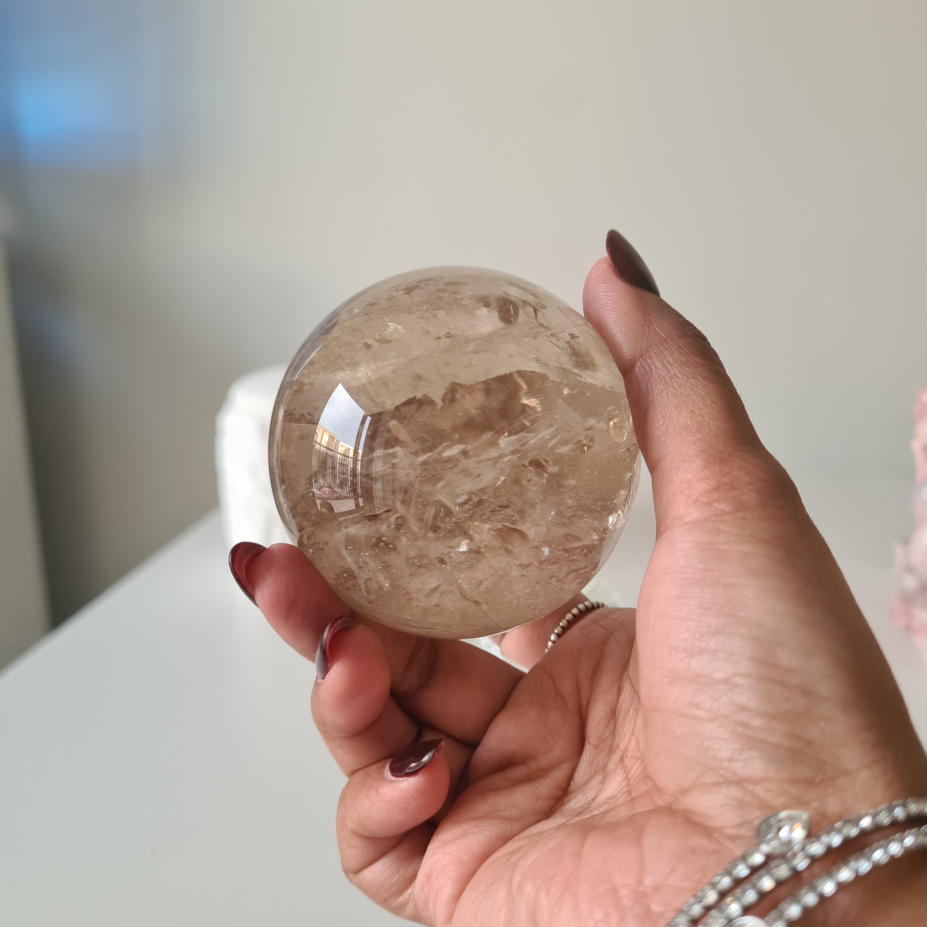 Citrine Sphere with stand | 386 g