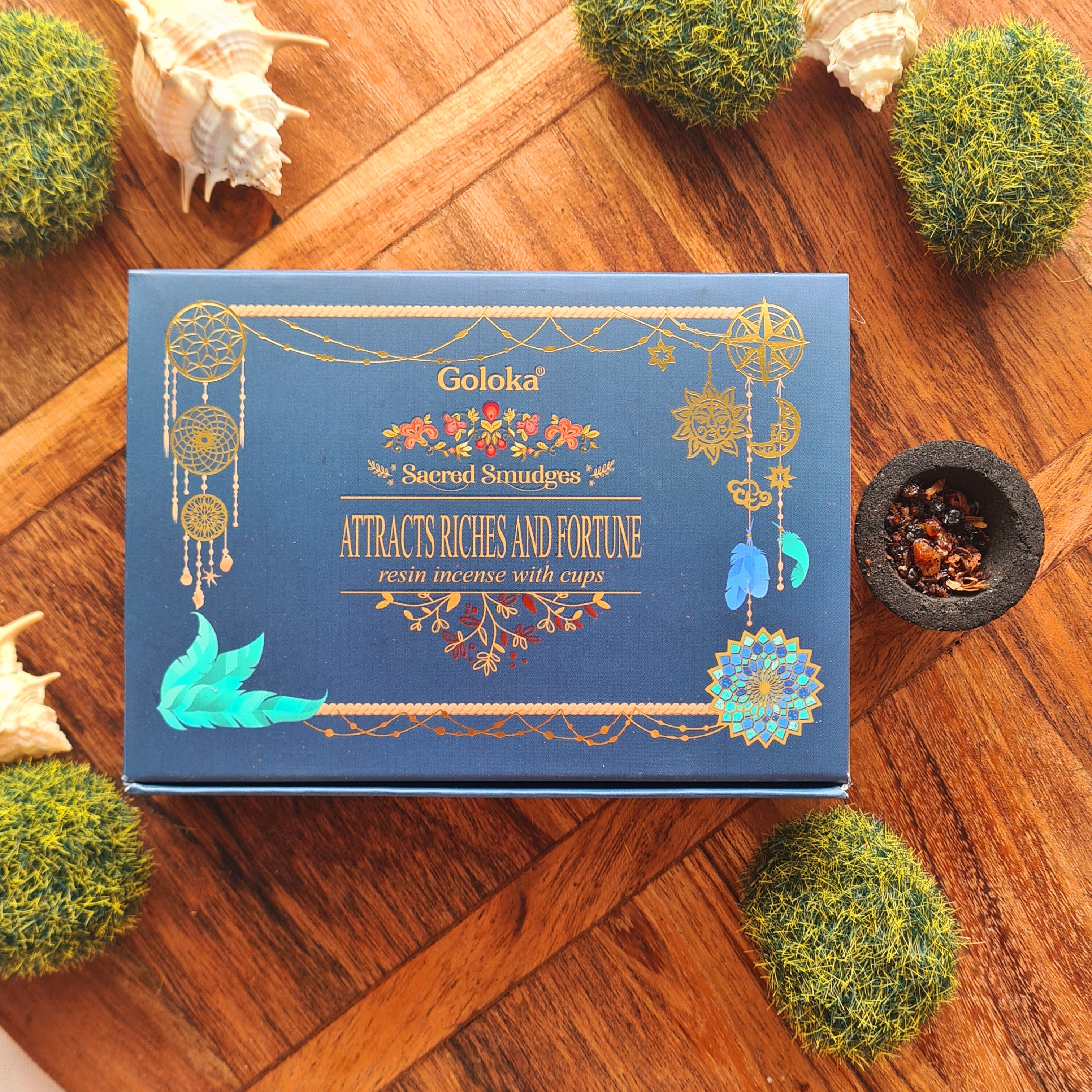 Attract Riches & Fortune Smudge Cup 6 Pack