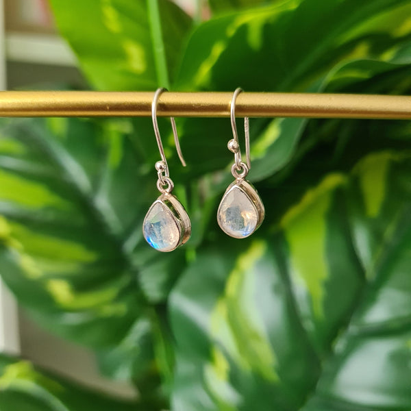 Moonstone Earrings | 925 Sterling Silver | Iris