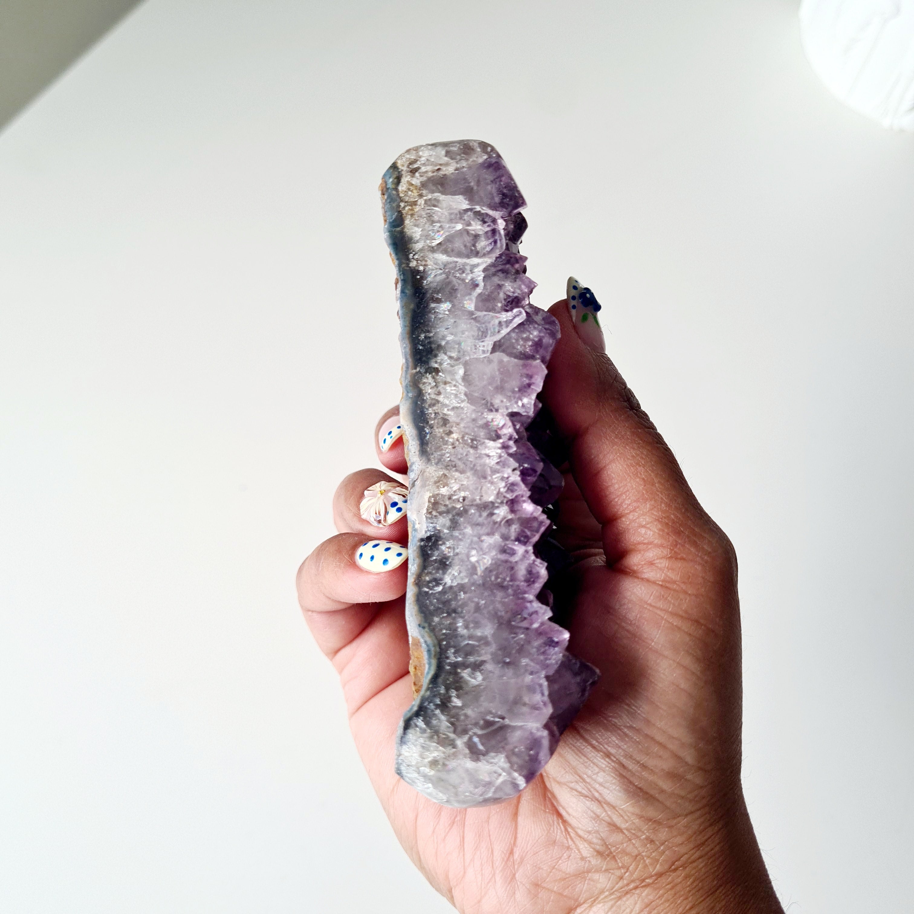 Amethyst Moon Carving 🌙 | 290 g | 10 cm