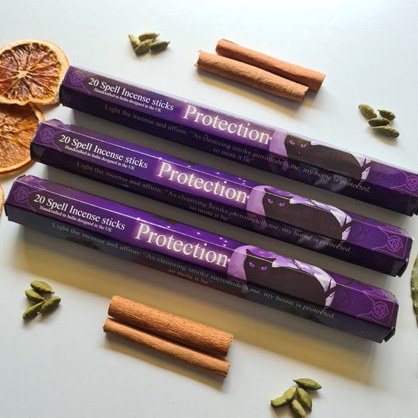 Protection Spell Incense Sticks | Sandalwood Scent