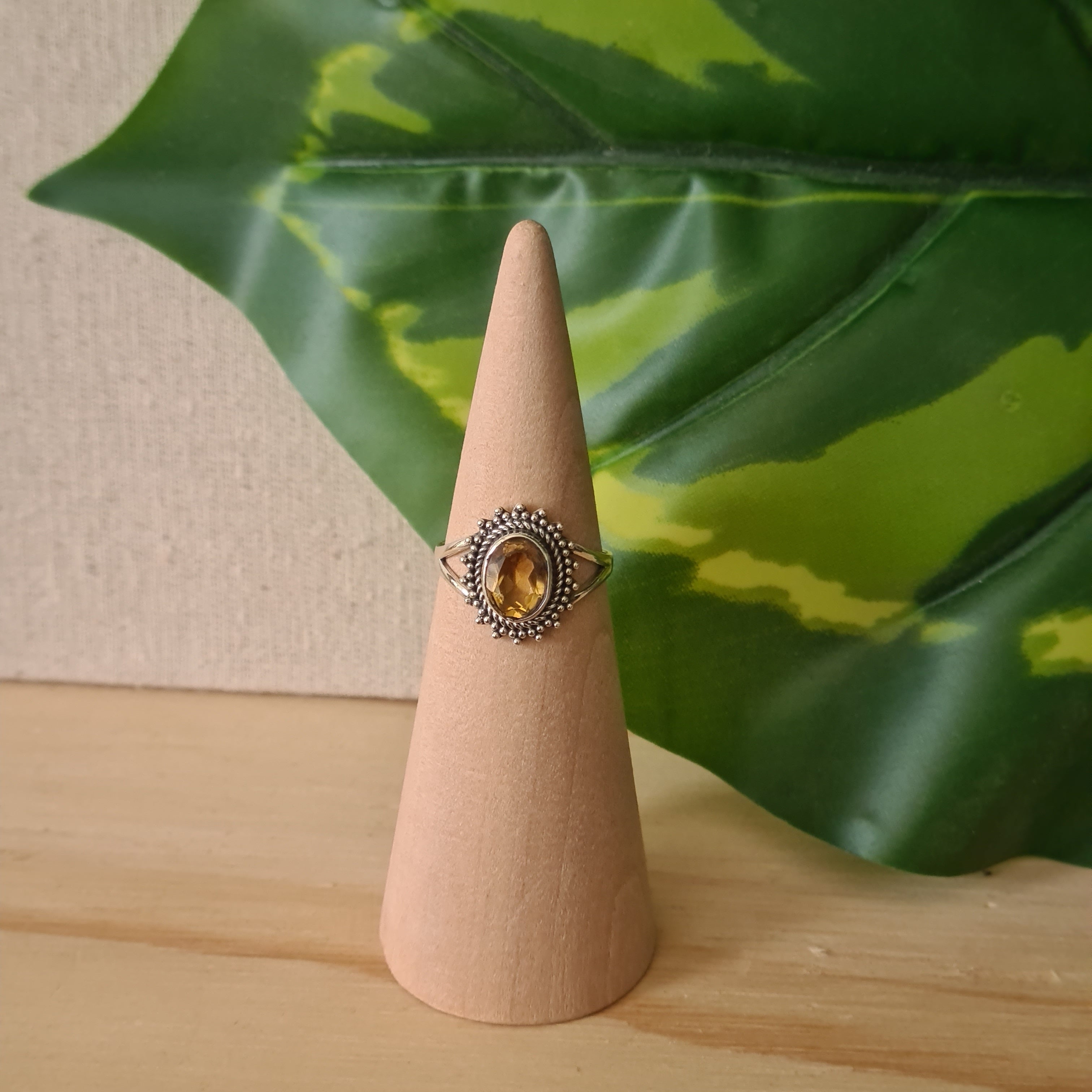 Citrine Ring | 925 Sterling Silver | Sol