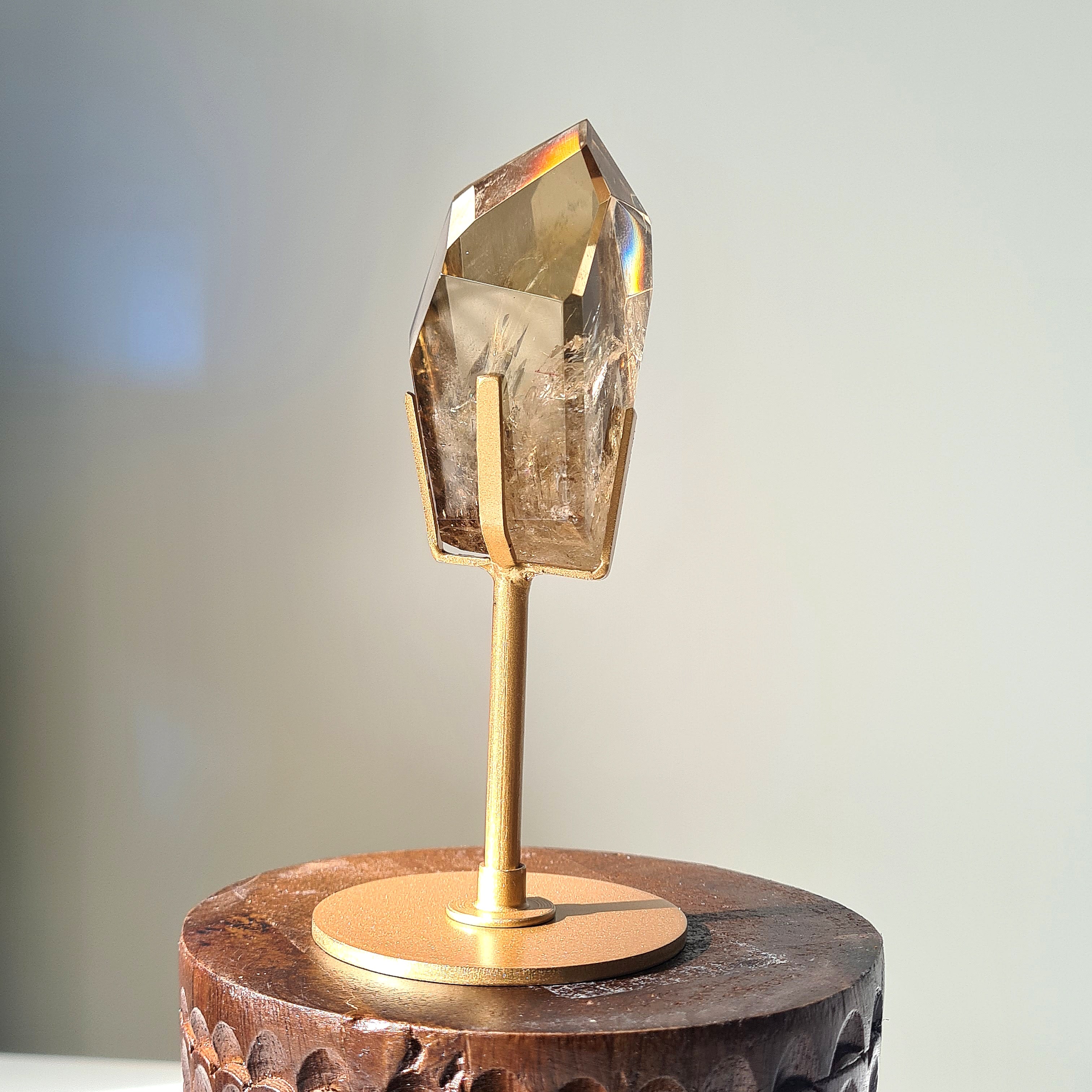 Citrine Free Form on custom stand | B