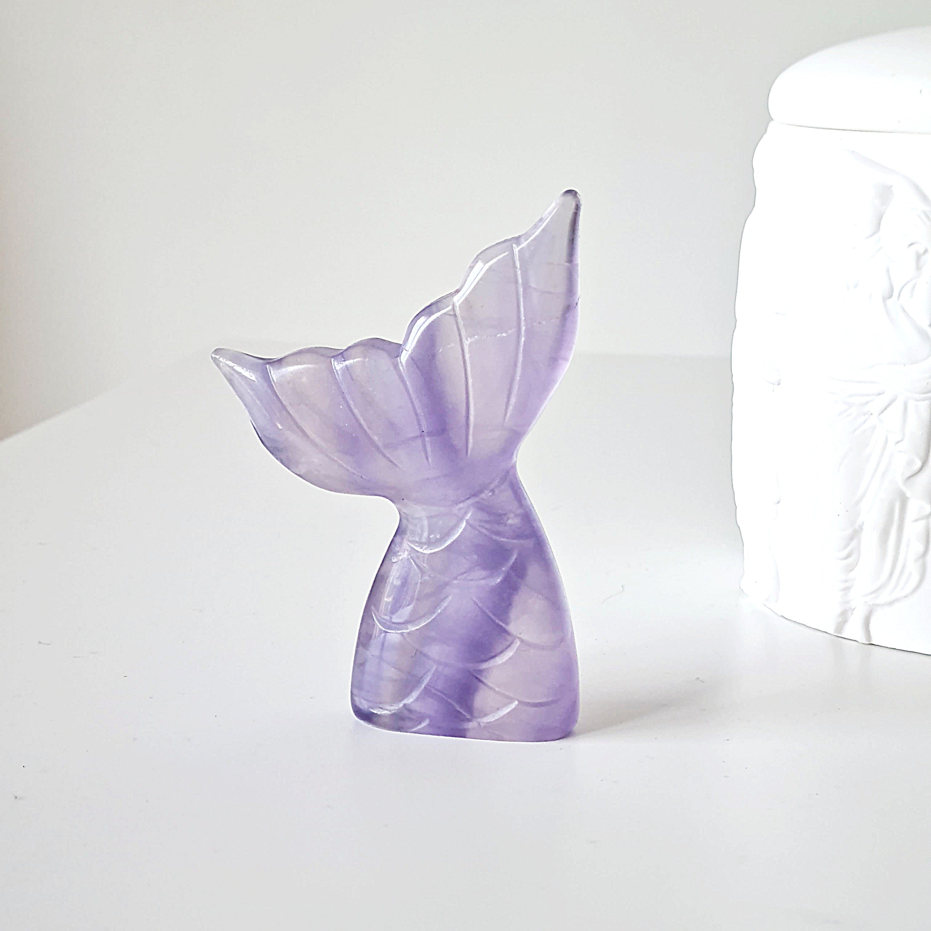 Lilac Fluorite Mermaid Tail | A