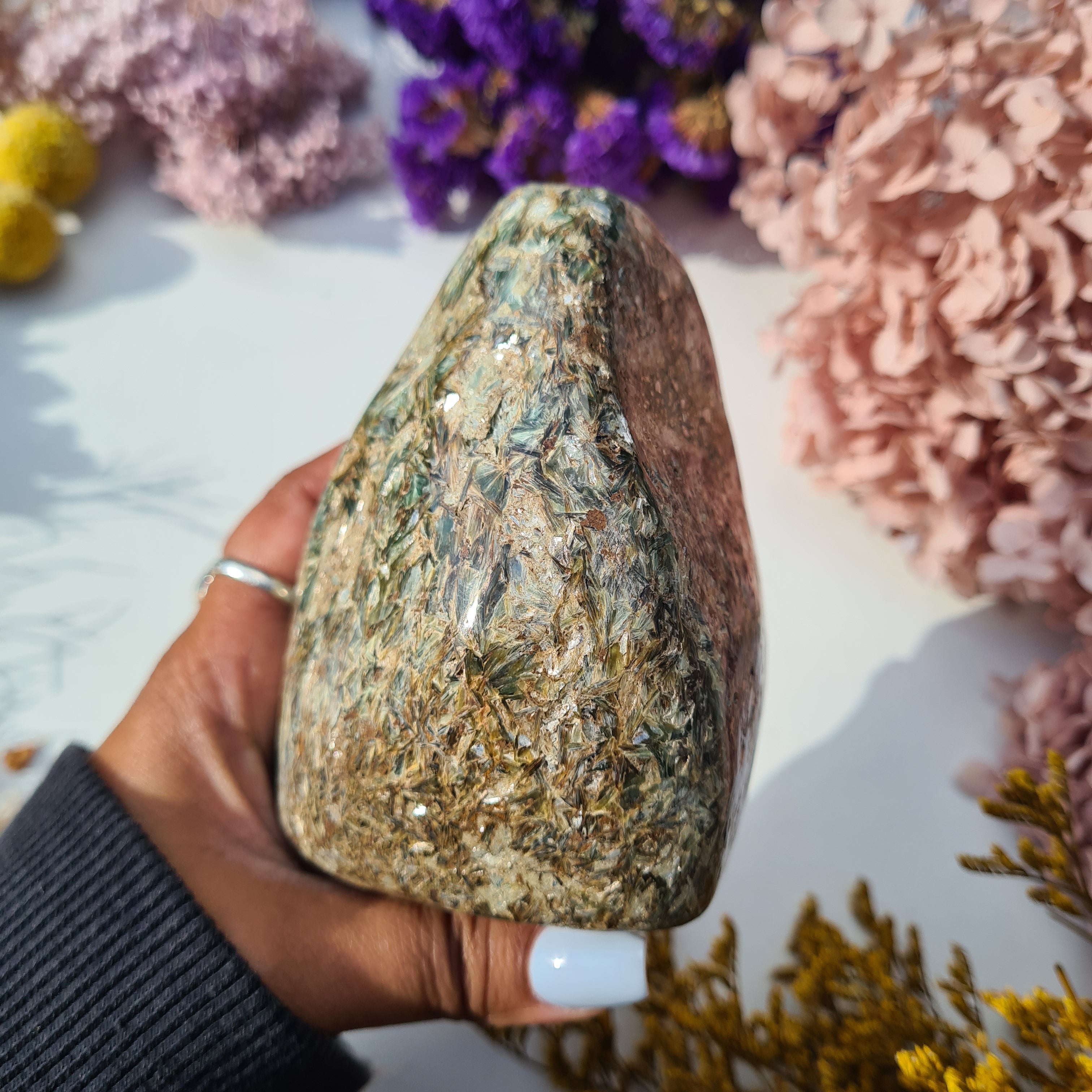 Kyanite, Fuchsite & Golden Mica Free Form | 718 g