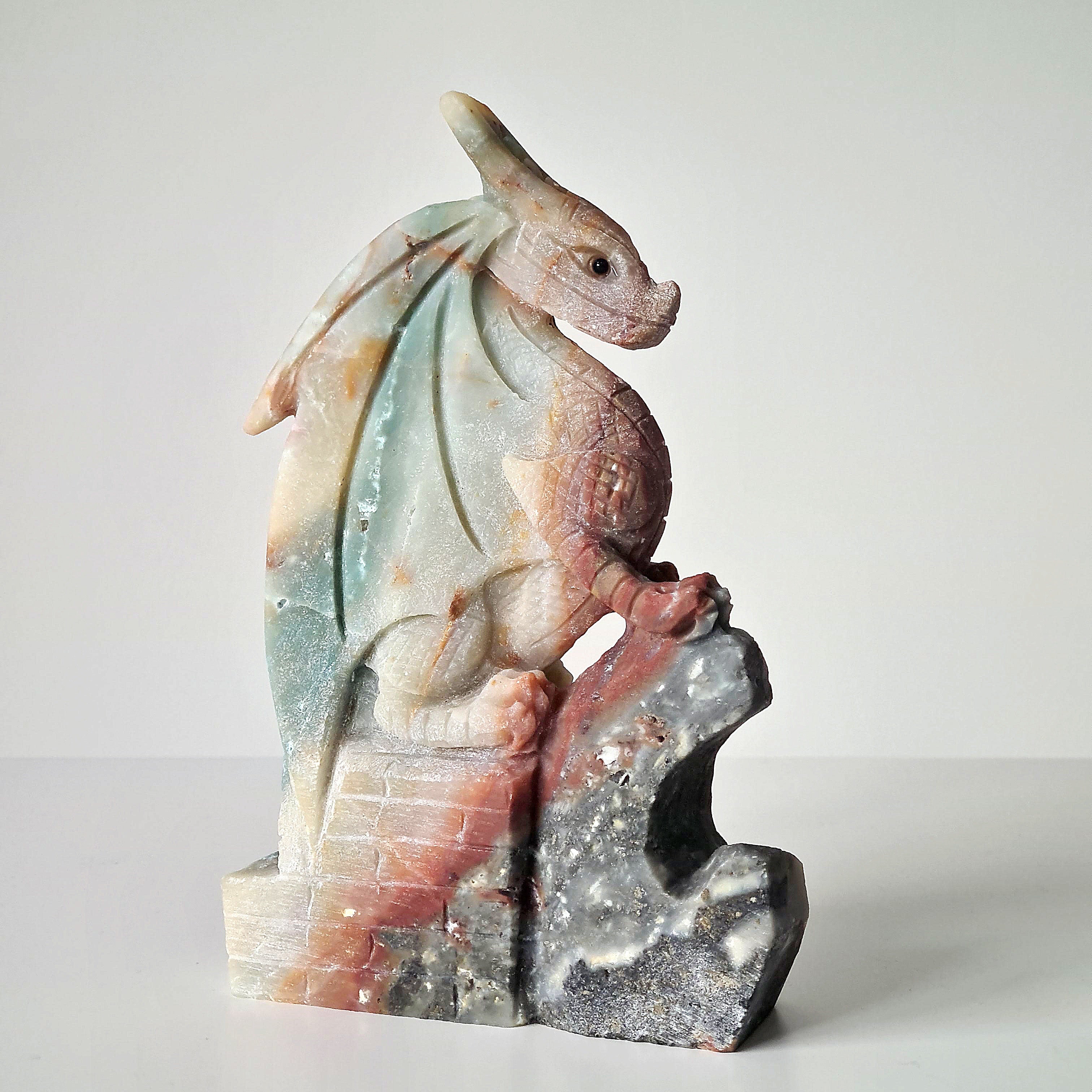 Carribean calcite with pyrite Dragon | 19 cm tall | 1.2 kg