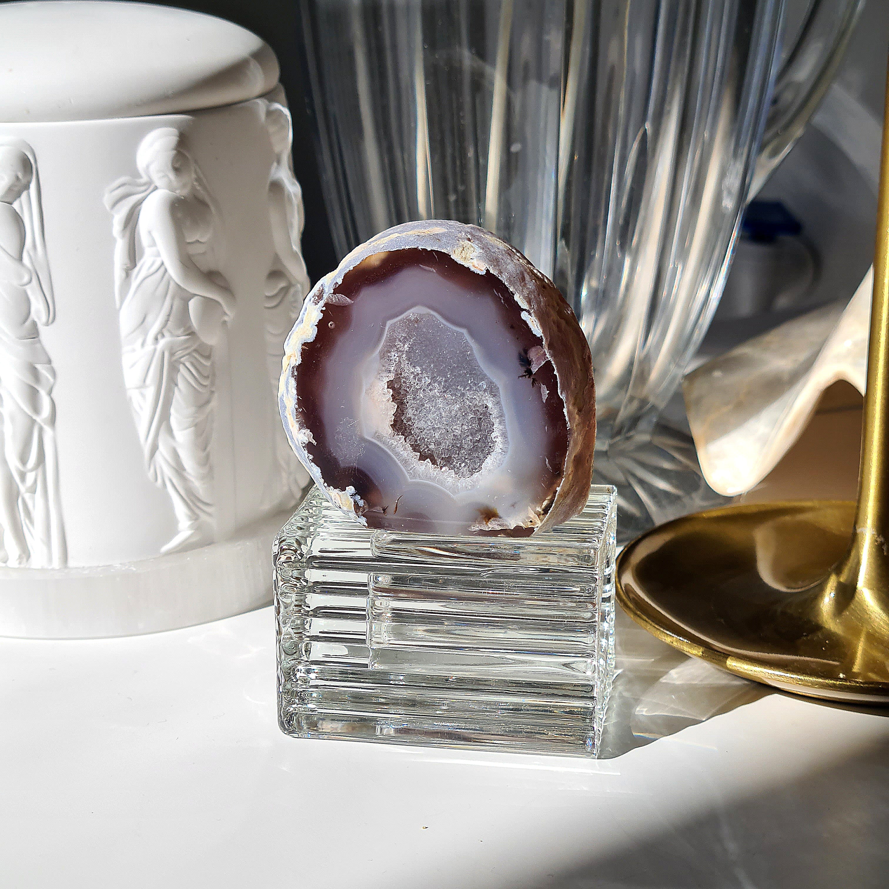Agate Geode | Small Base Cut