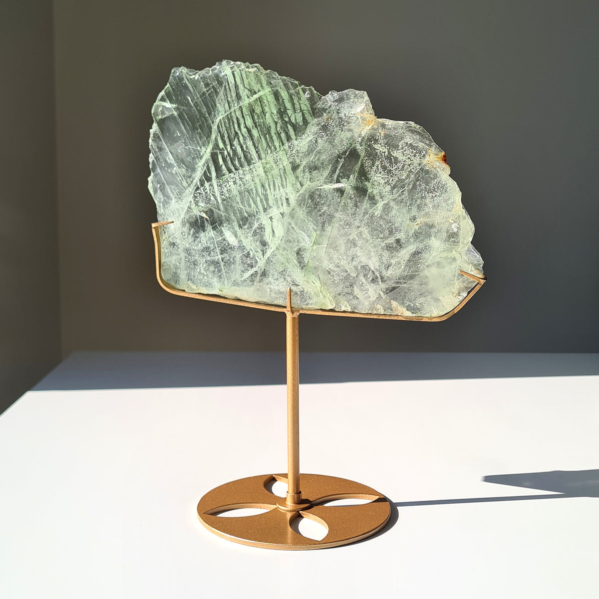 Fluorite Dream Portal On Custom Stand | Piece W