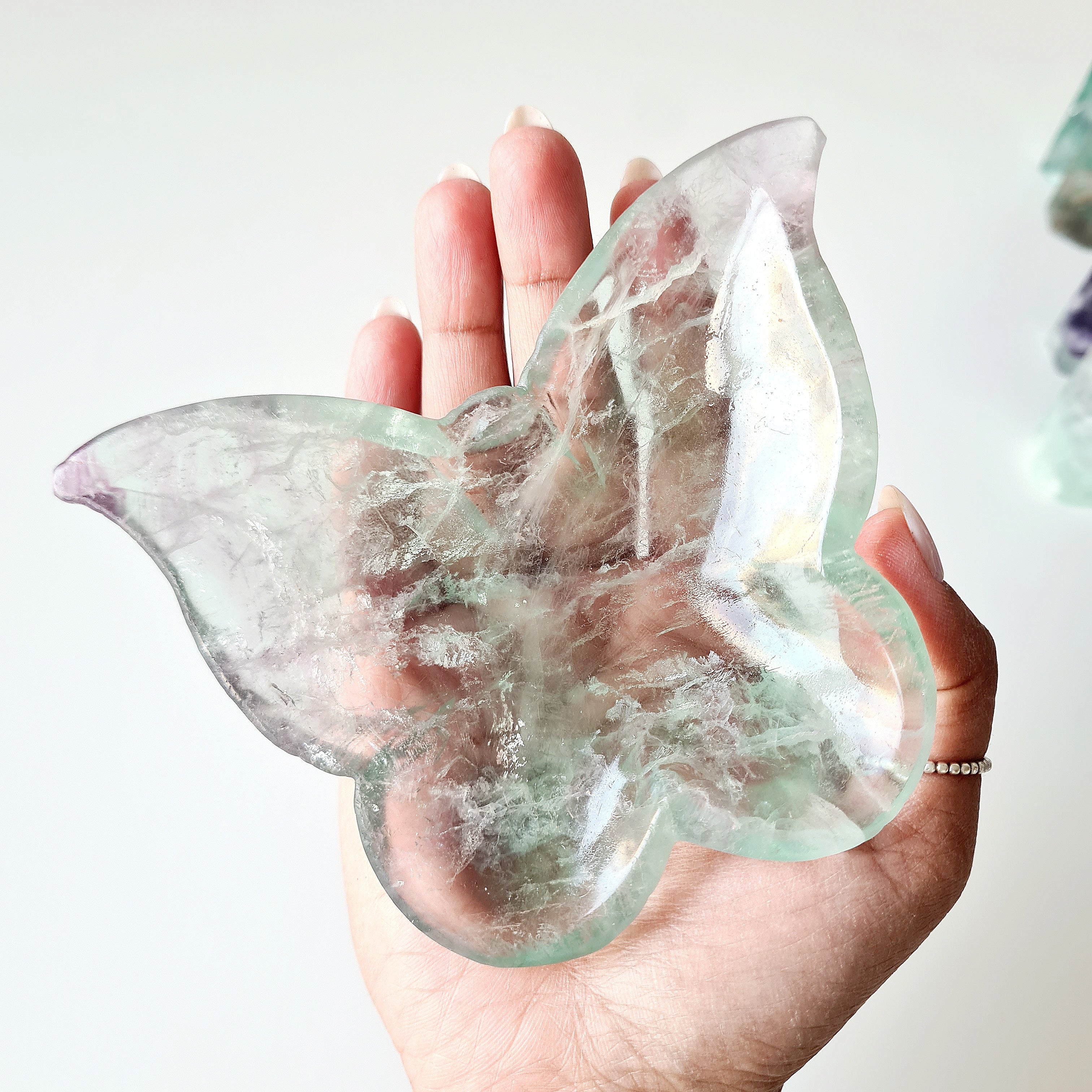 Fluorite Butterfly Bowl | B