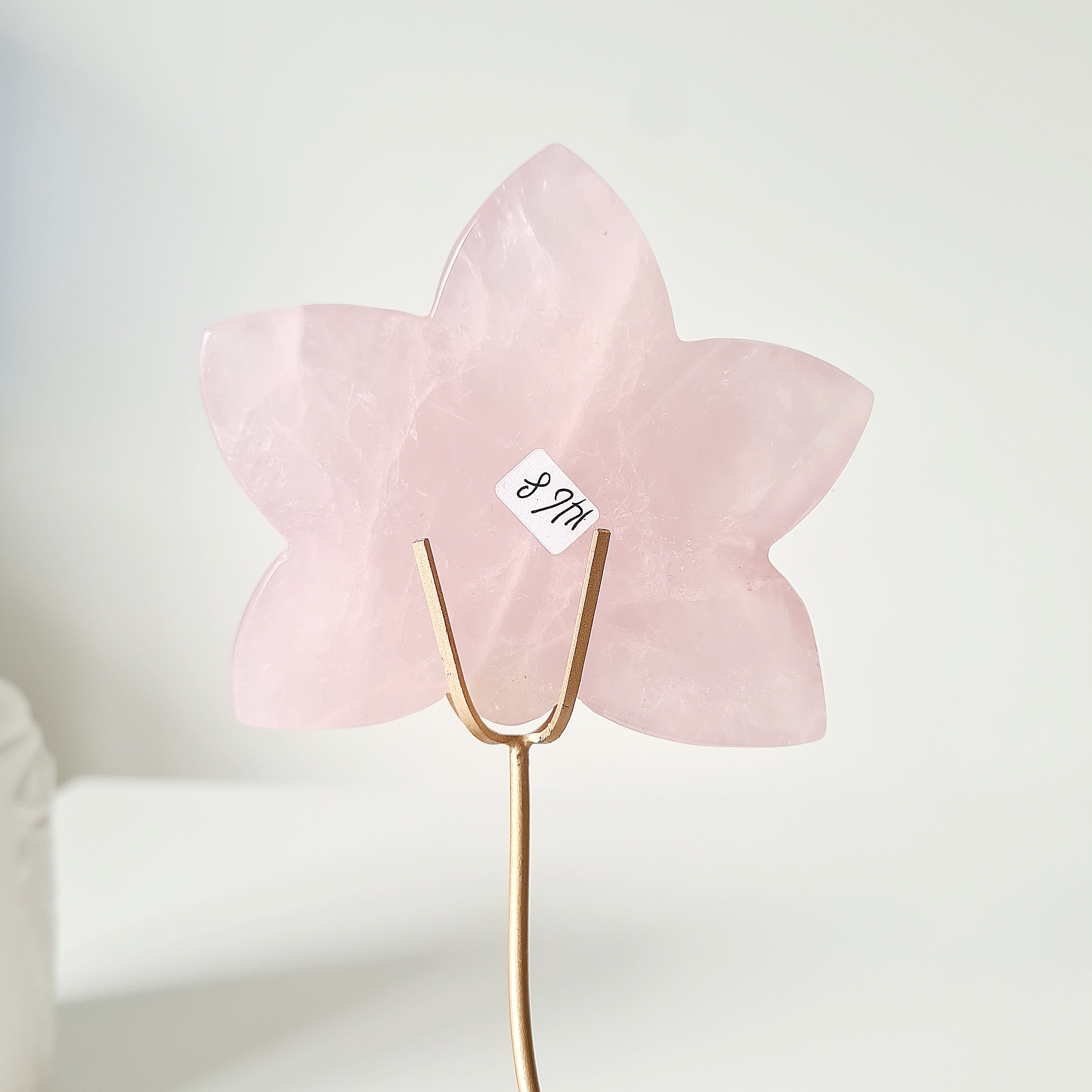 Rose Quartz Posy | 20 cm tall with stand