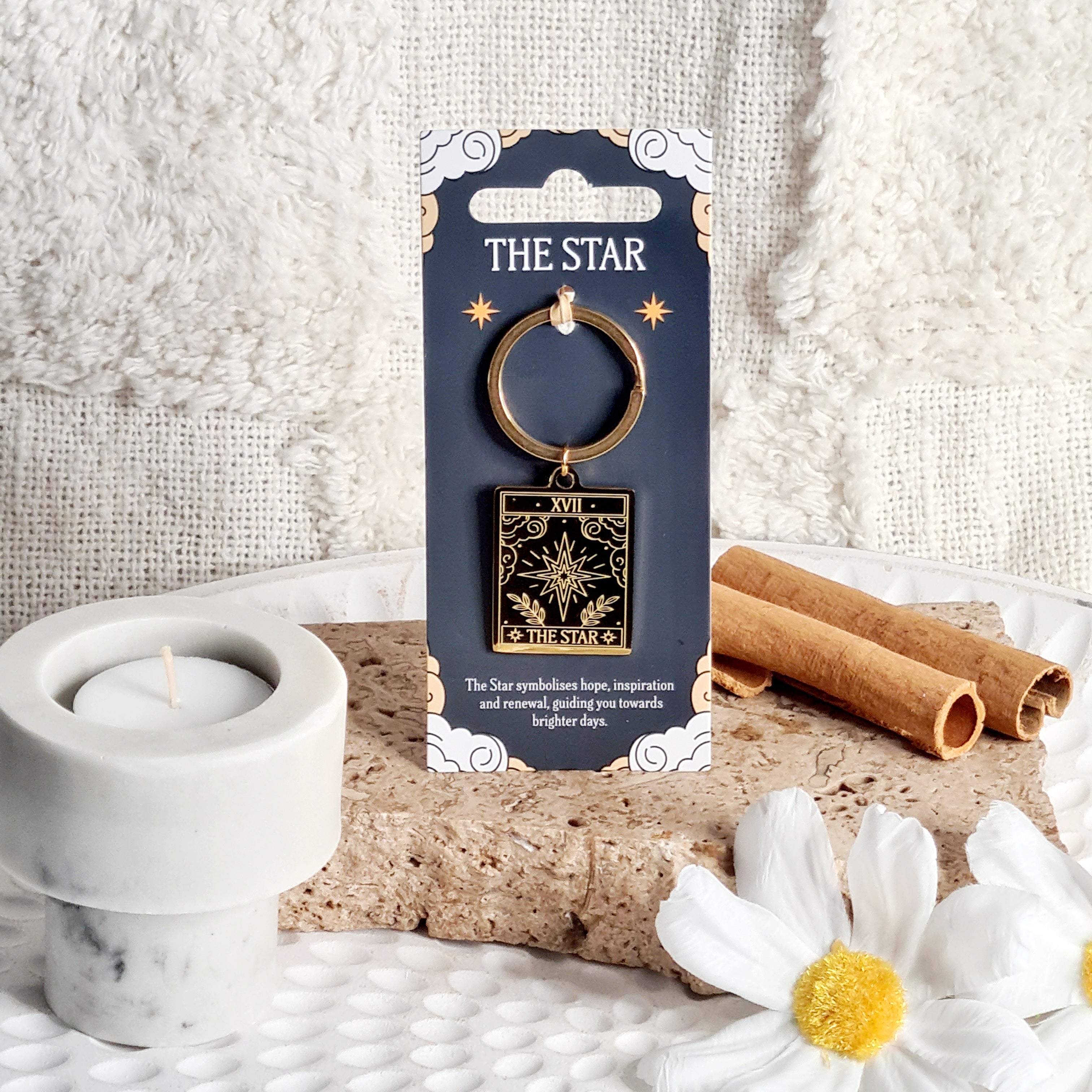 The Star Vintage 🌟 | Tarot Key Ring