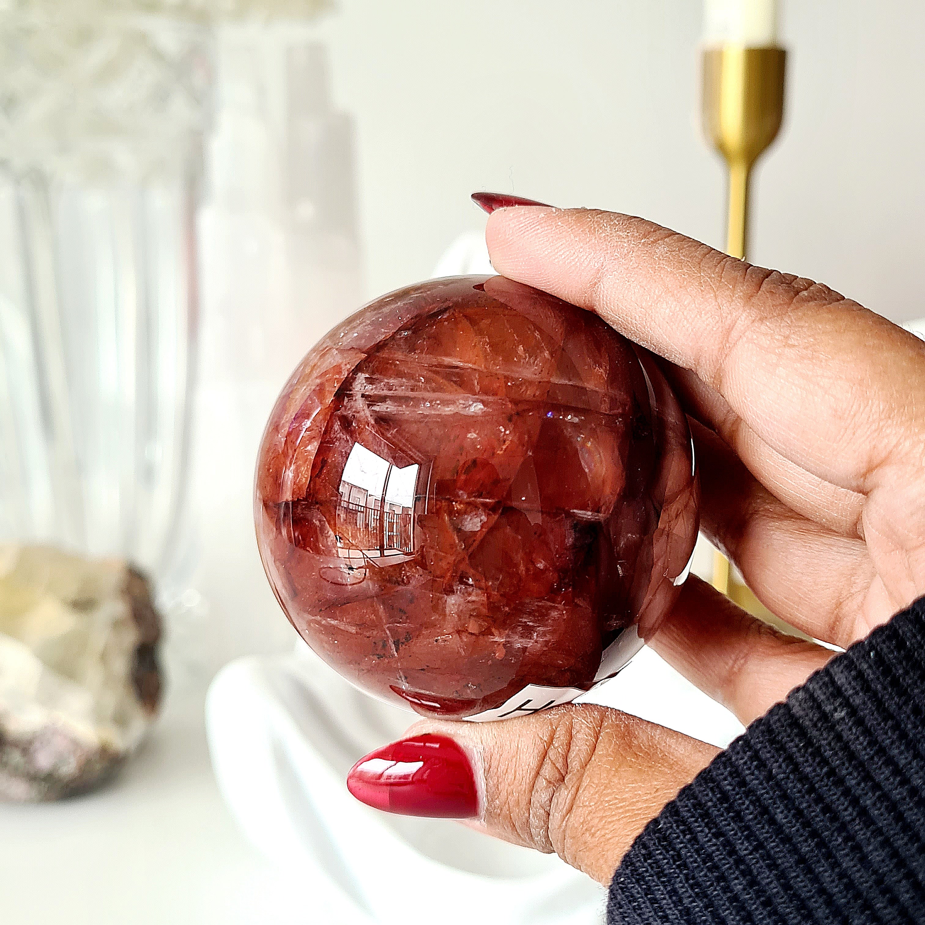 Gate keeper with Fire Quartz Sphere