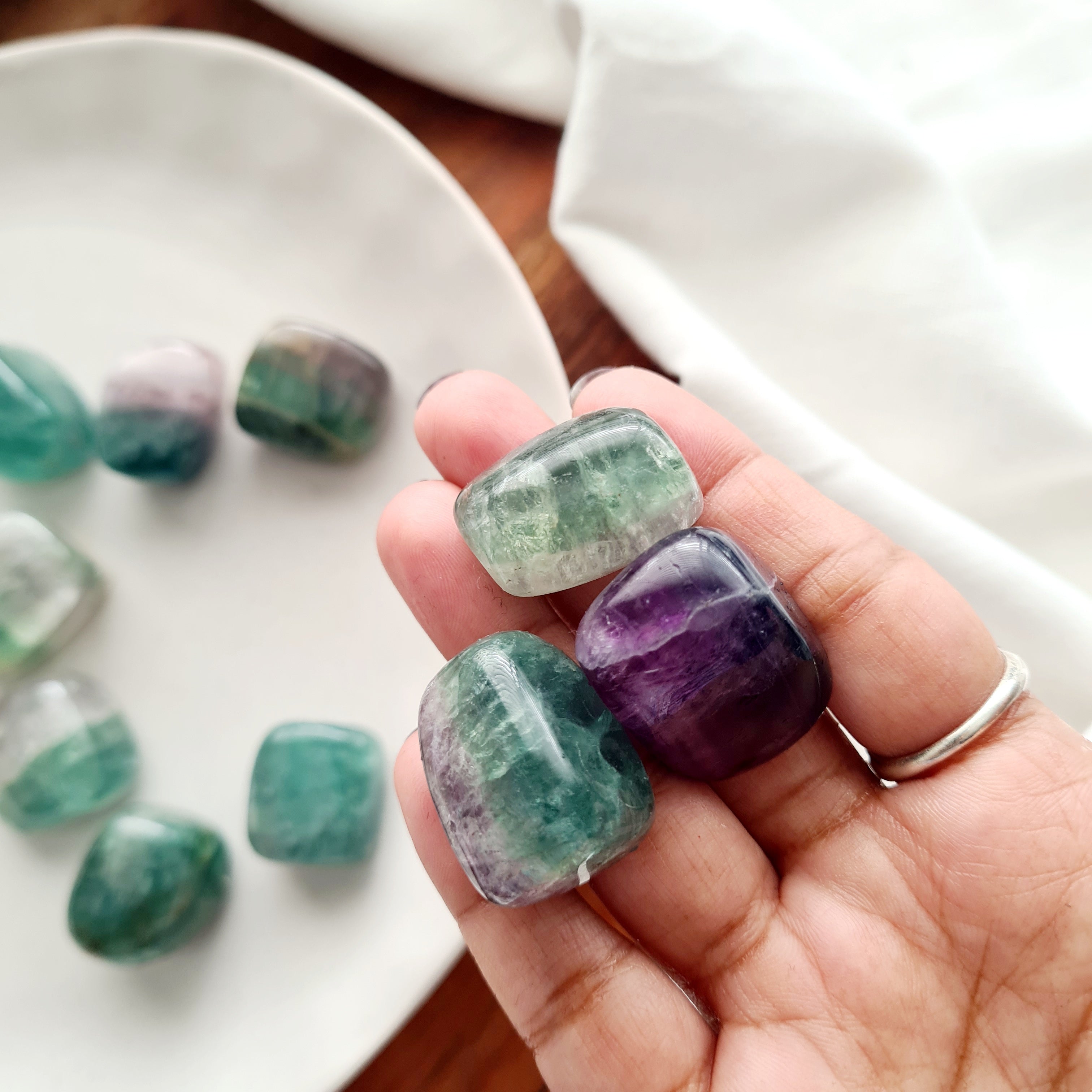 Fluorite Crystal Tumble | 1 Piece