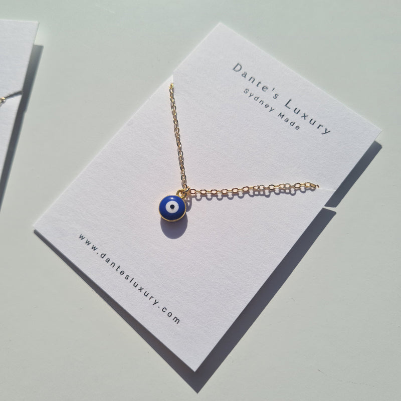 Evil Eye necklace ~ Golden