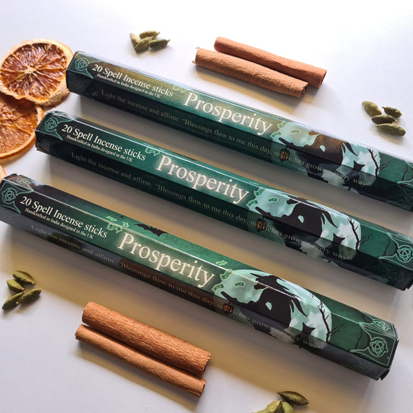 Prosperity Spell Incense Sticks | Jasmine Scent