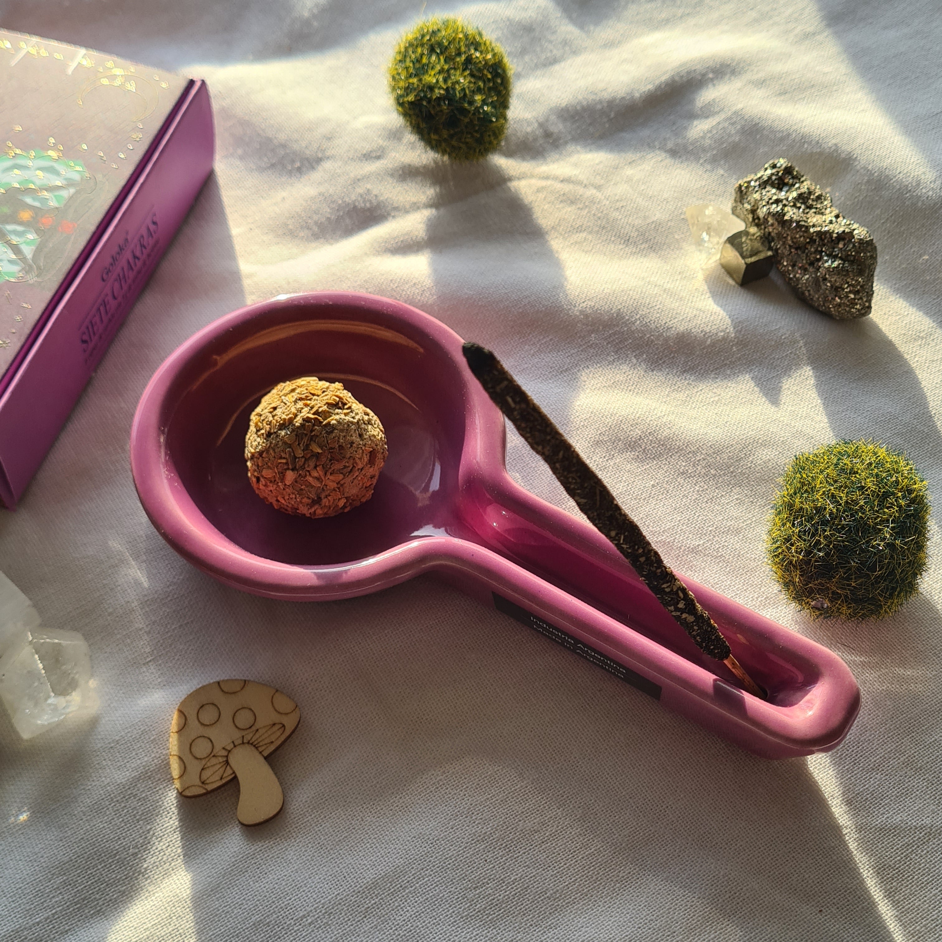 Sacred Flame | Purple Ceramic Burner