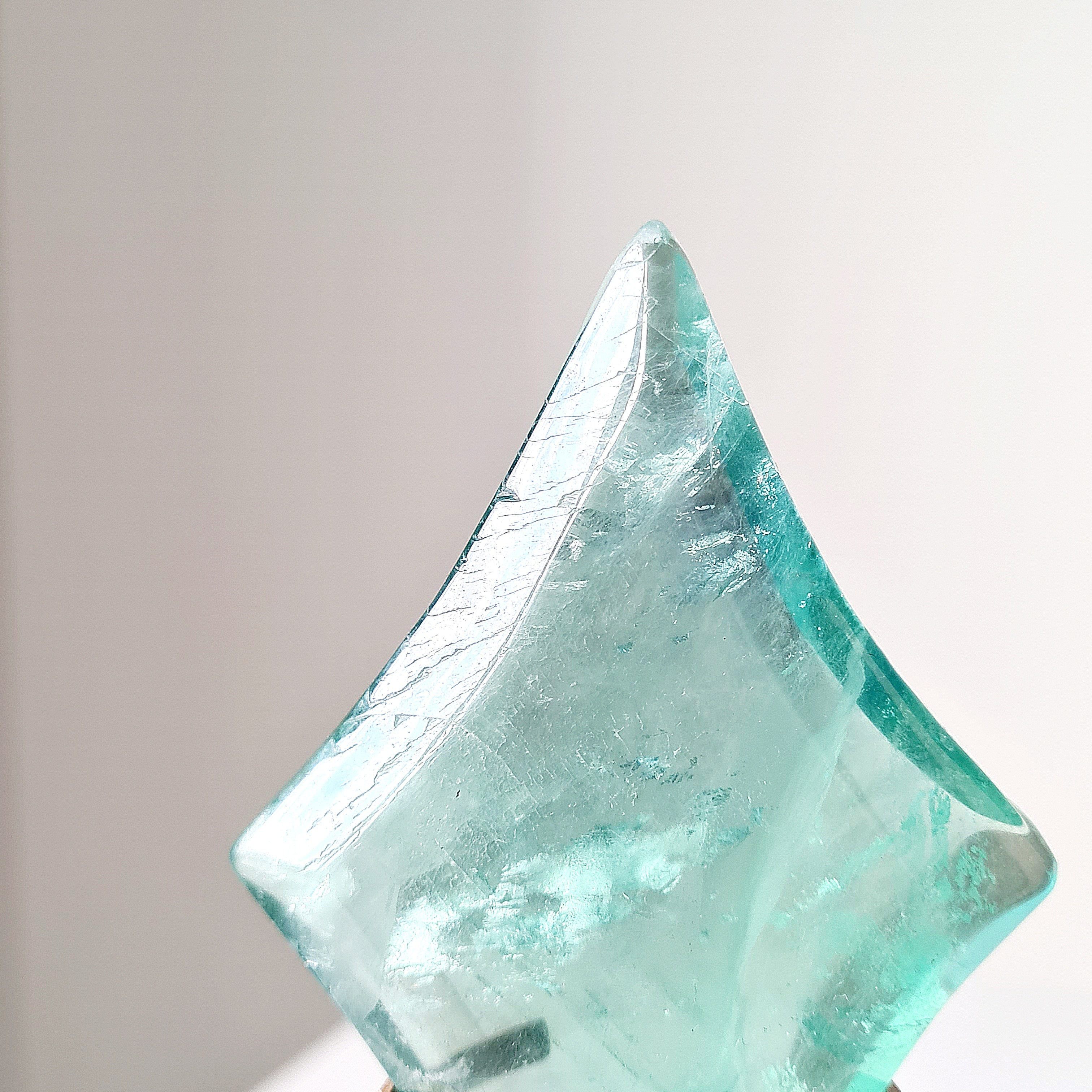 Fairytale Fluorite Stars 🌟 On Stand | Apple Green in naked eyes | Appx 28 cm tall with stand