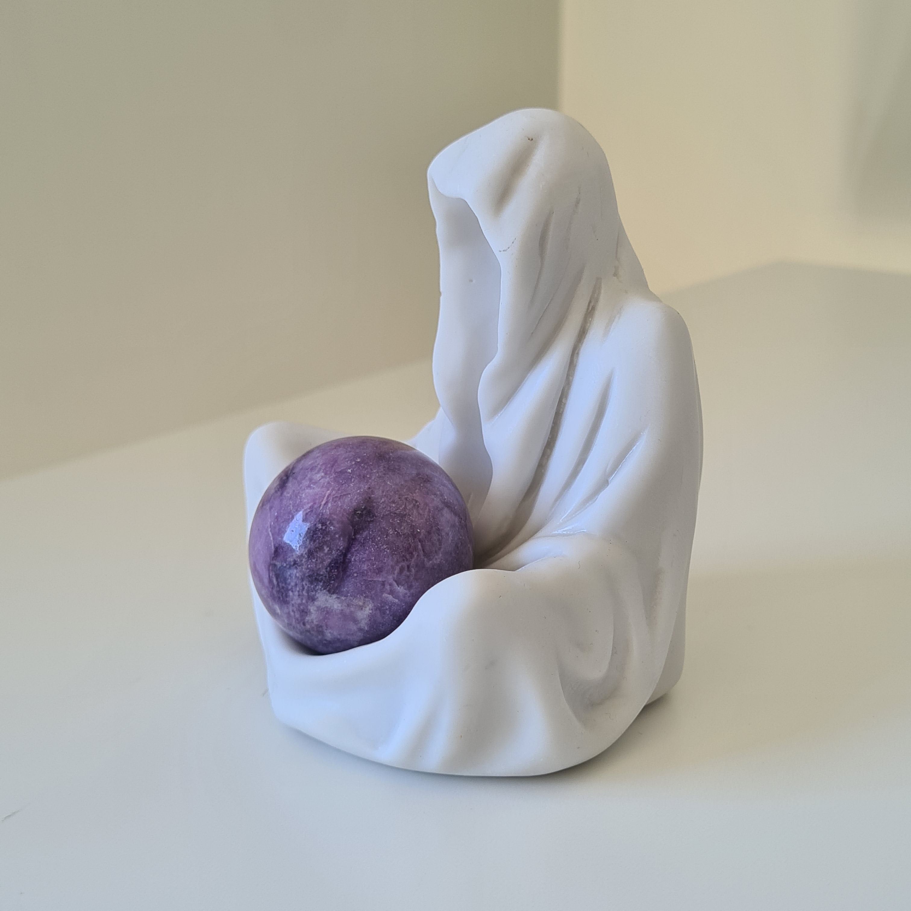 Gate Keeper with Lepidolite Sphere