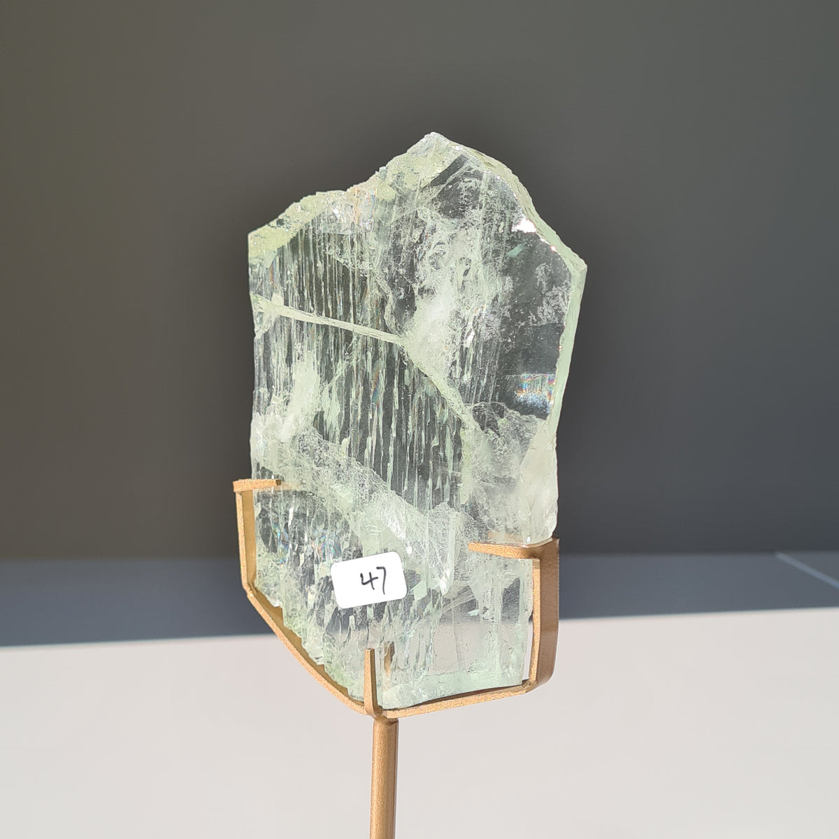 Fluorite Dream Portal On Custom Stand | Piece T