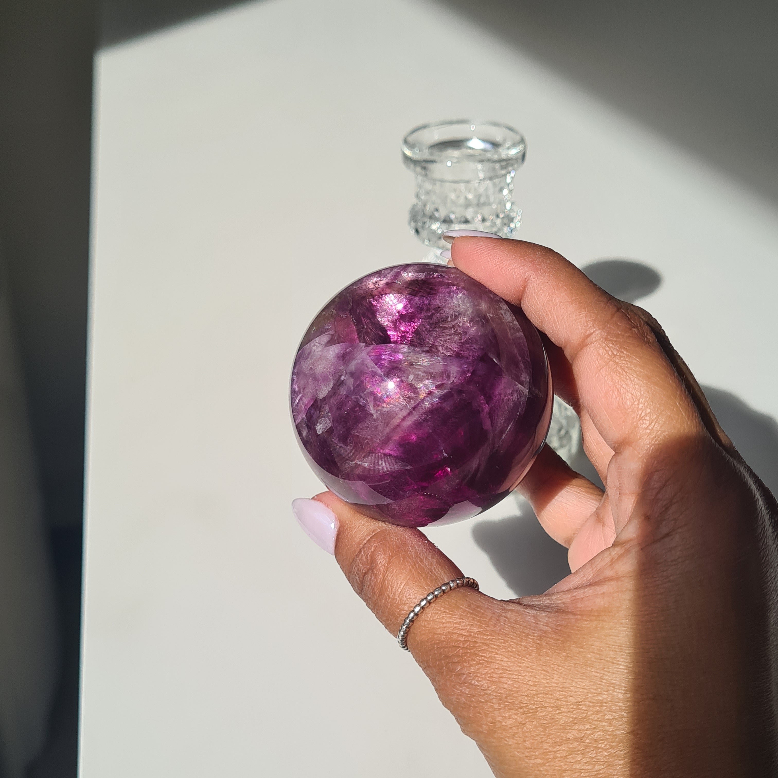 Intergalactic Fluorite with stand | D | 273 g | 5.4 cm