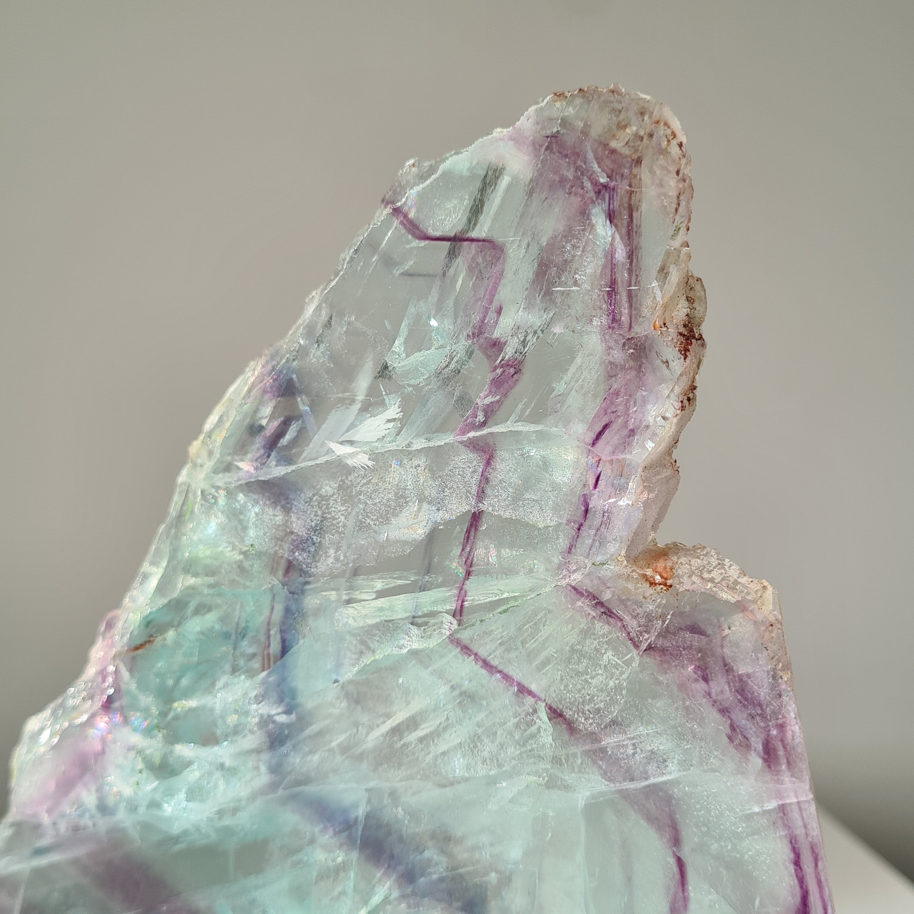 Fluorite Dream Portal On Custom Stand | 31.2 cm tall with stand