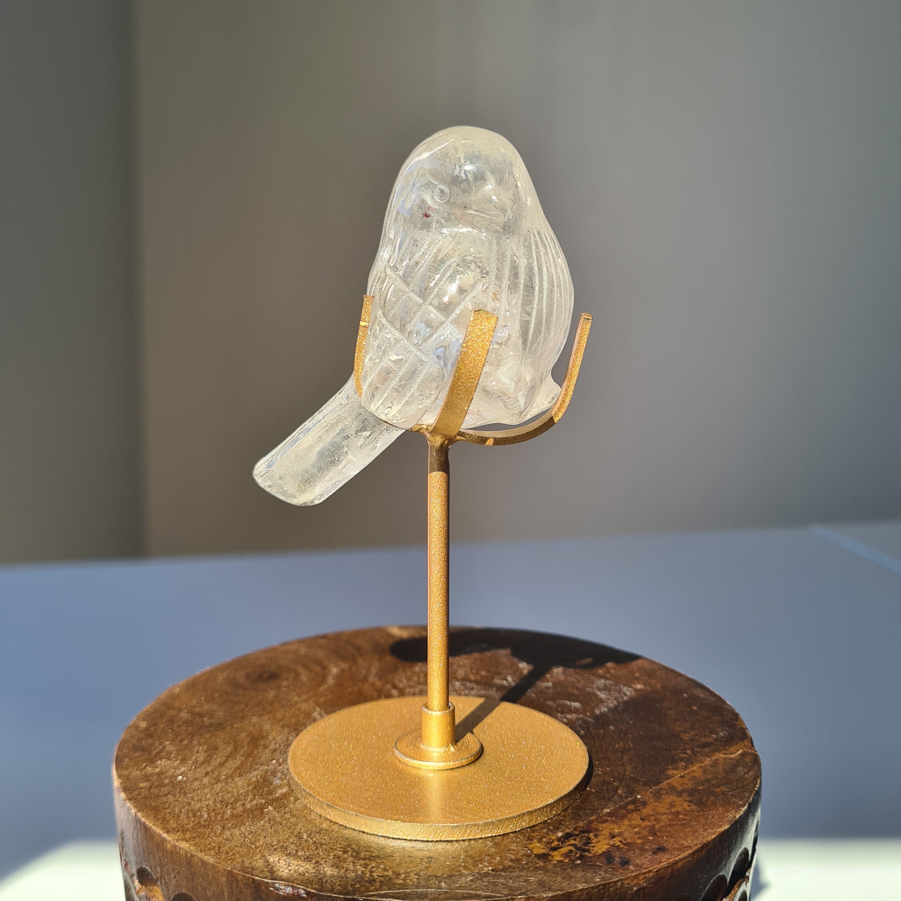 Quartz Bird 🐦 On Stand | Appx 6.5 cm
