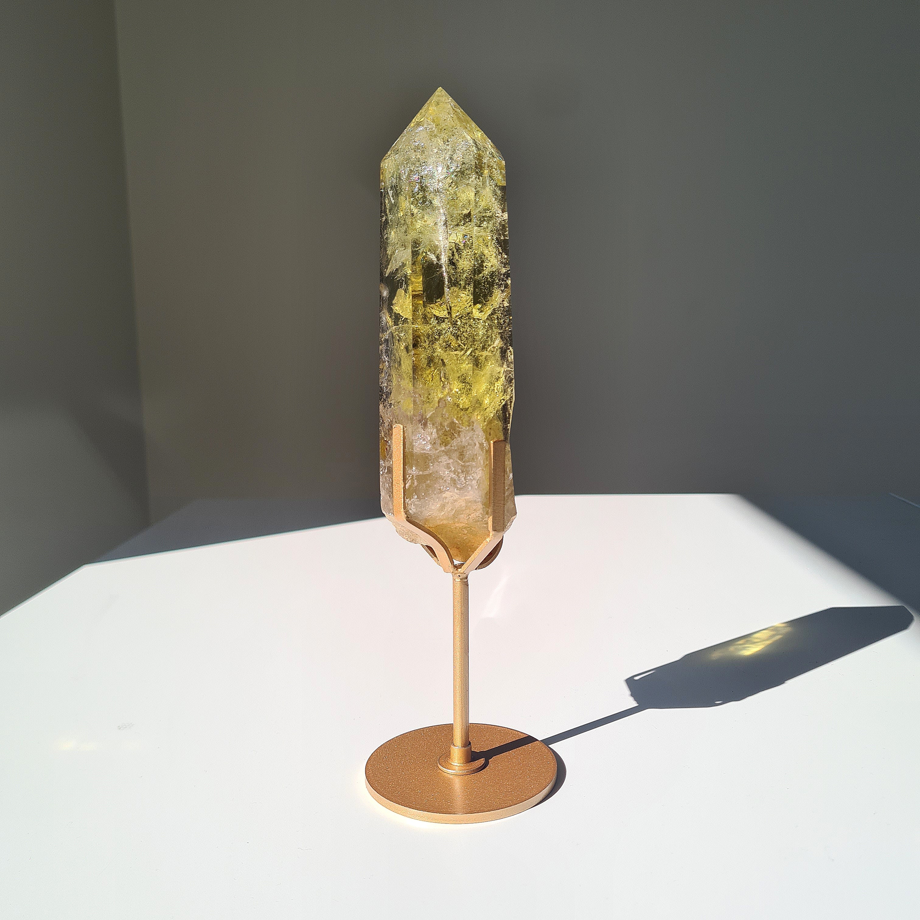 Citrine on stand | 23.5 cm tall with stand