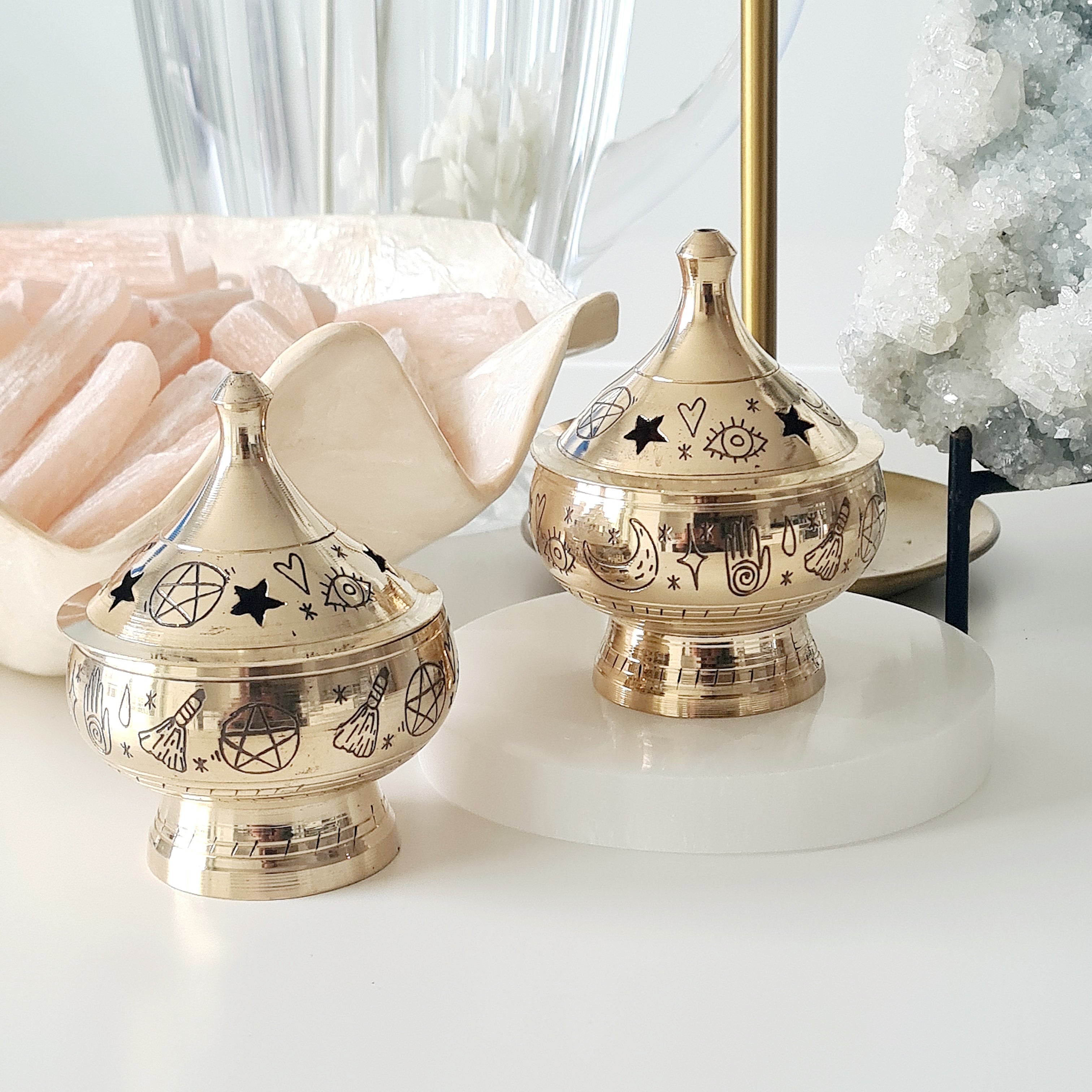 Whimsical Cottage Burner | Brass | 1 Piece Small
