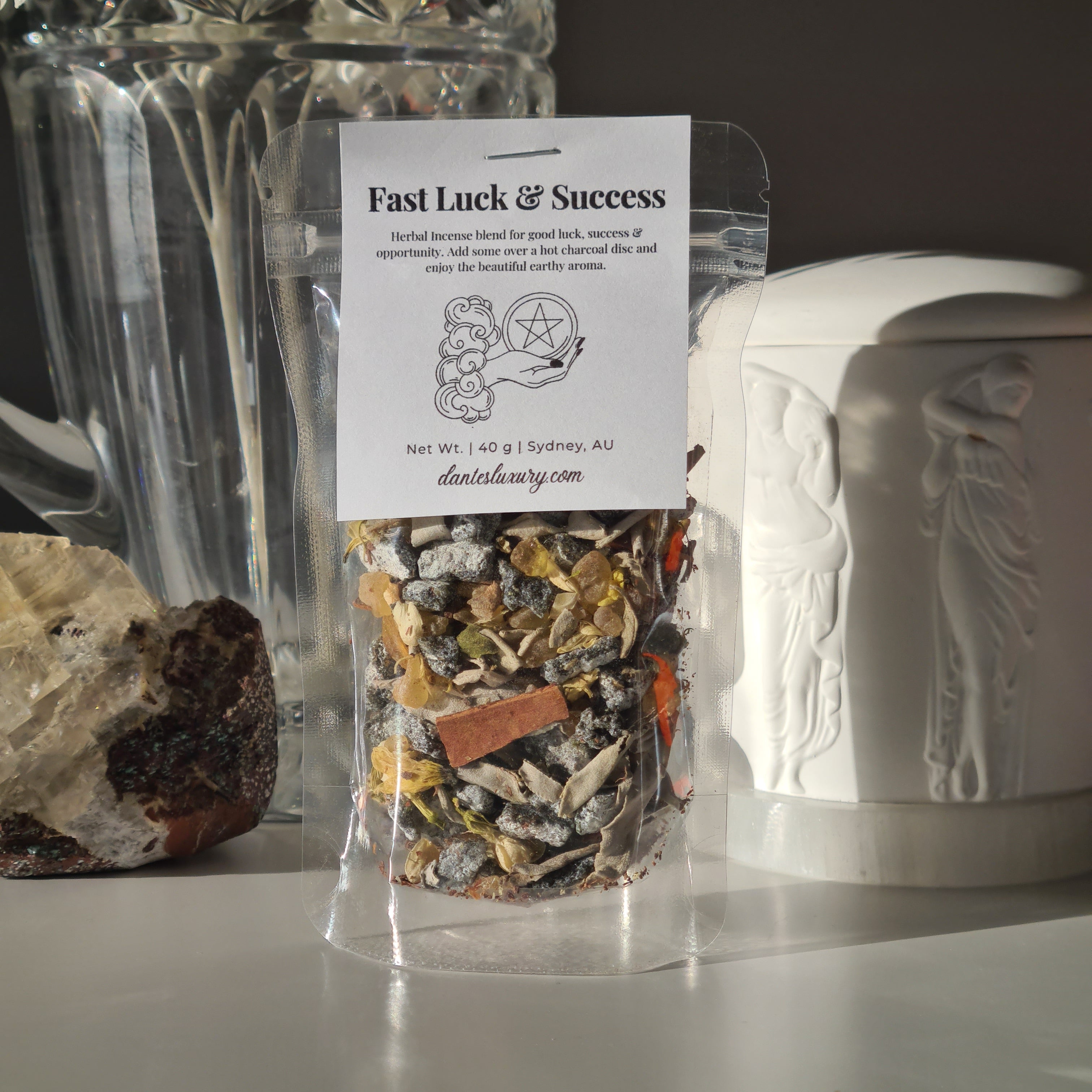Fast Luck + Success Ritual Incense Blend – 40g