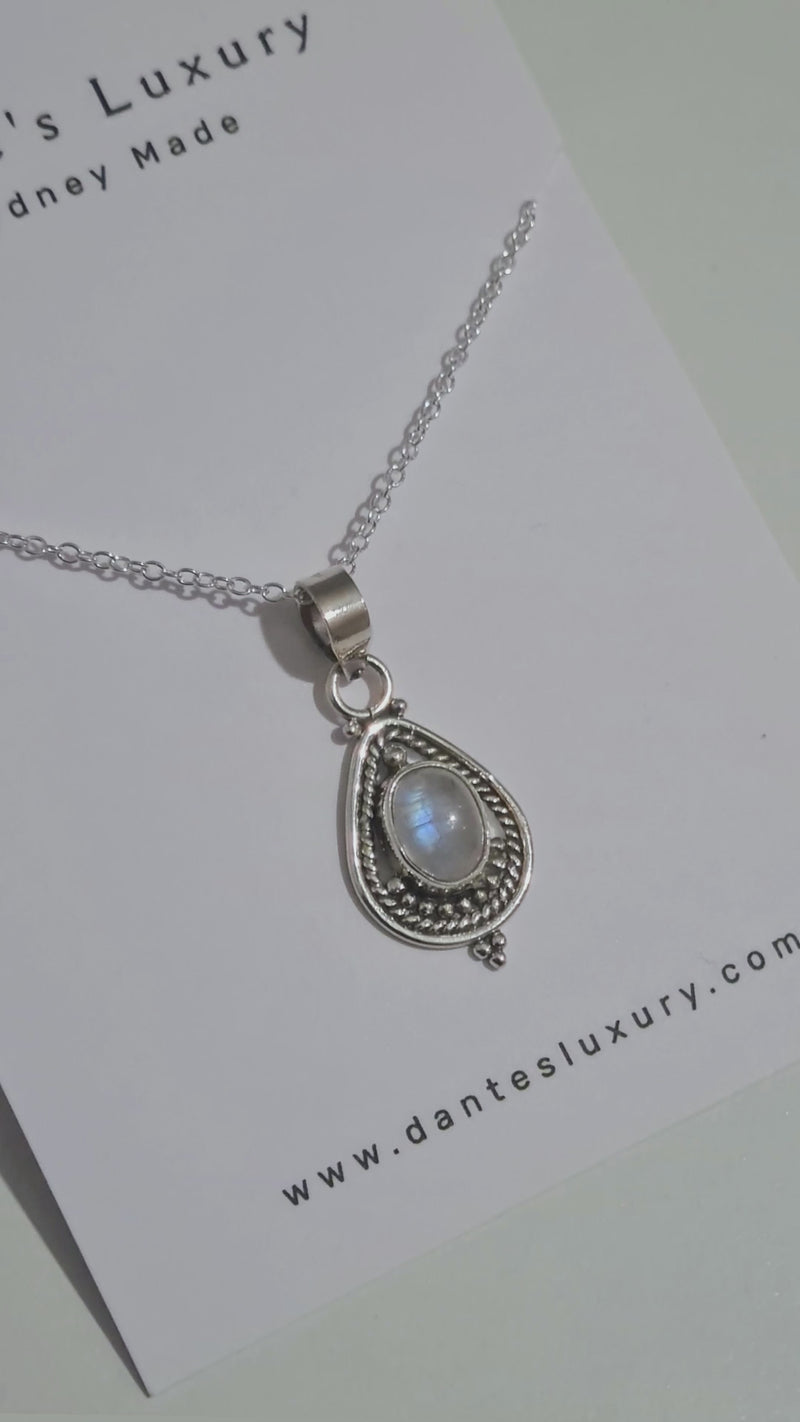 Moonstone necklace