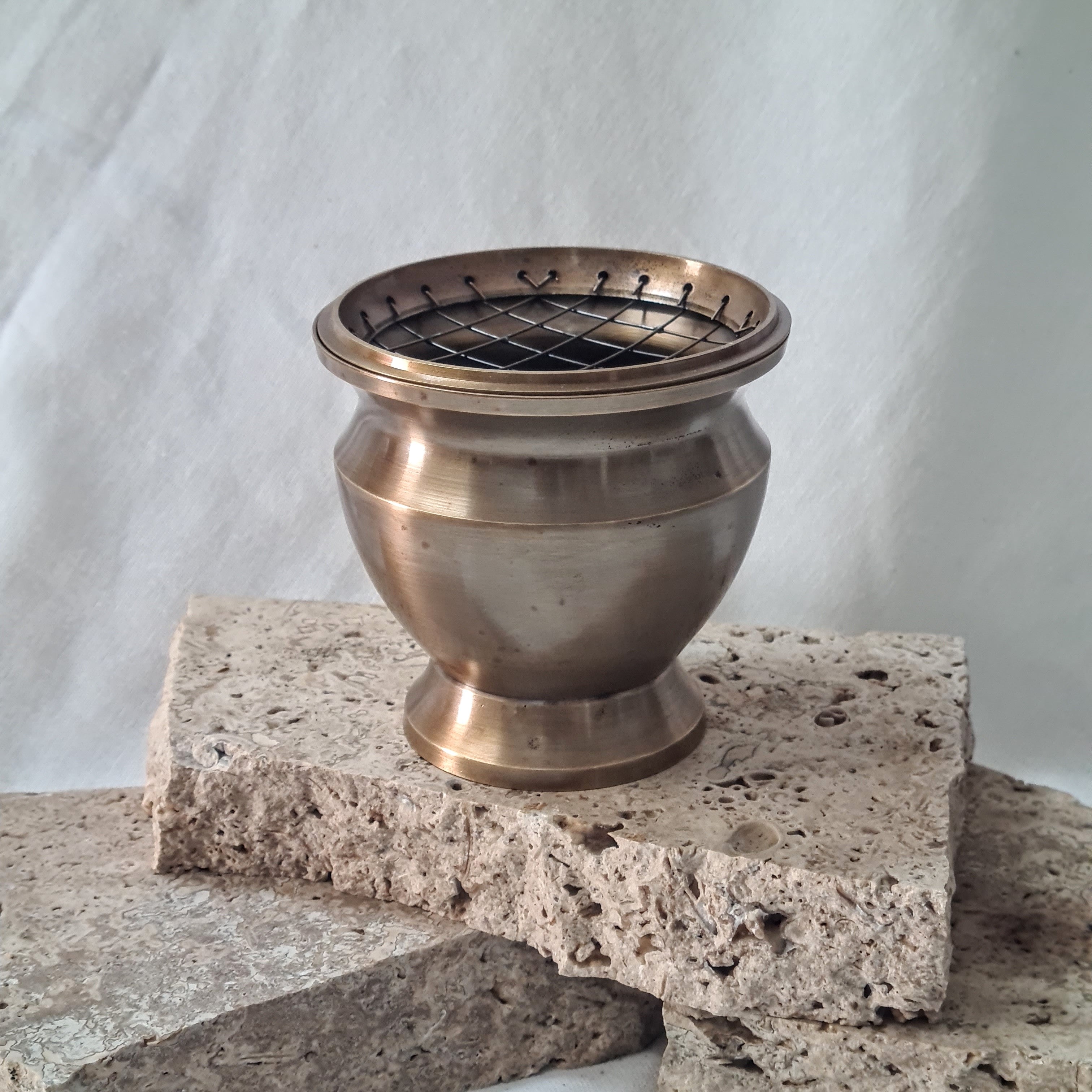 INCENSE BURNER - Deep Charcoal Colour | 7cm x 9cm