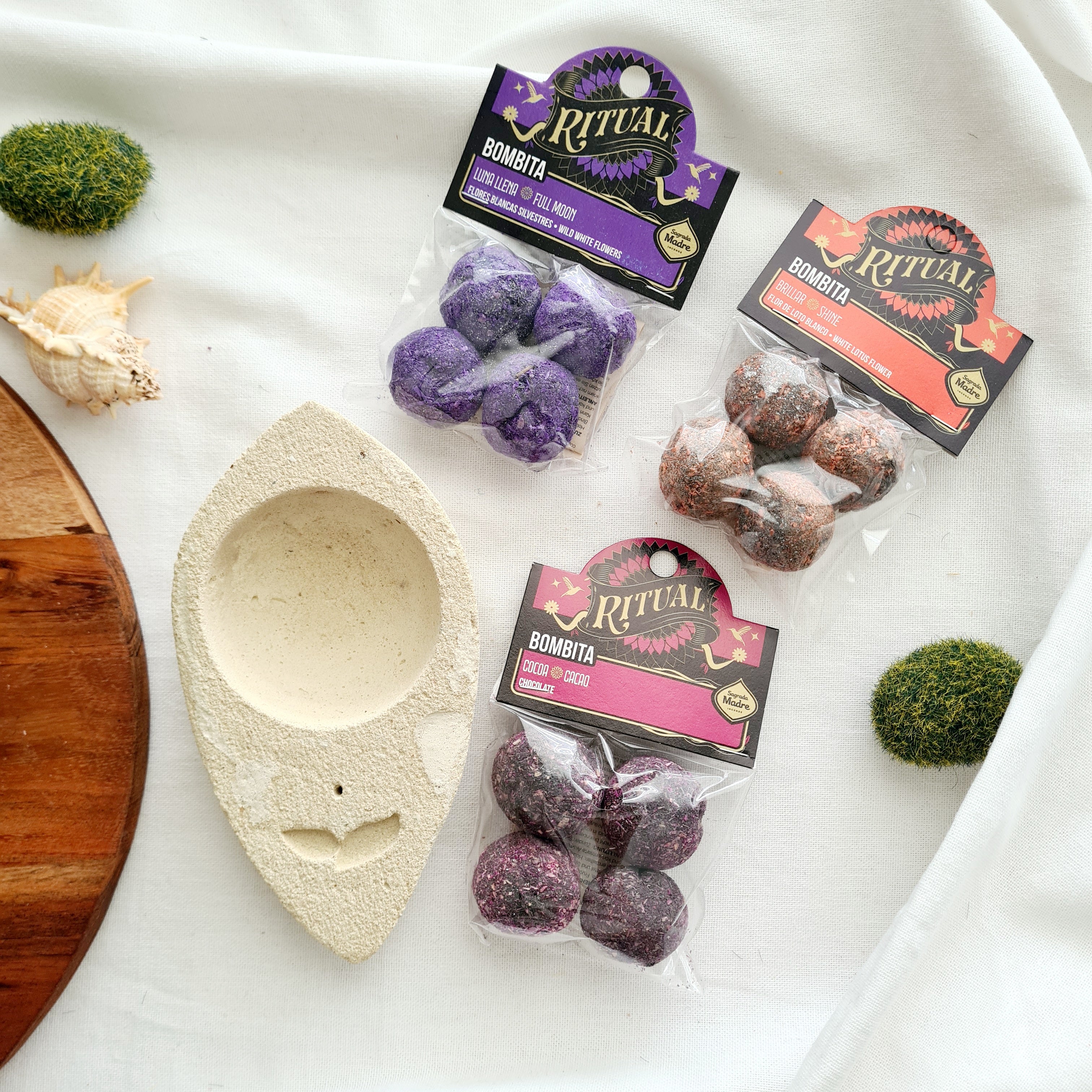 The Full Moon Energy kit | 3 Pack Of Bombitas & Burner