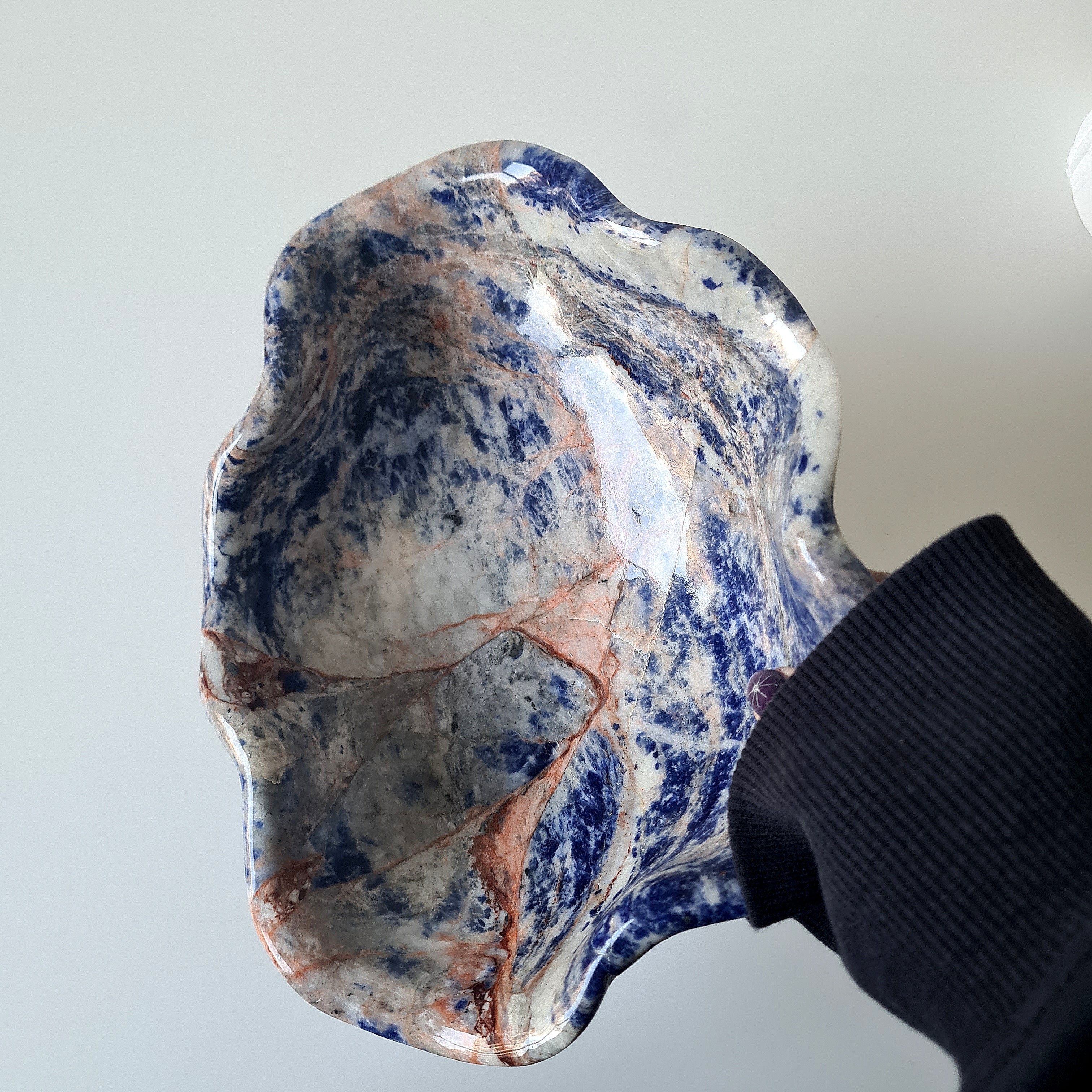 Sodalite Crystal Bowl | Large | Appx 23 cm