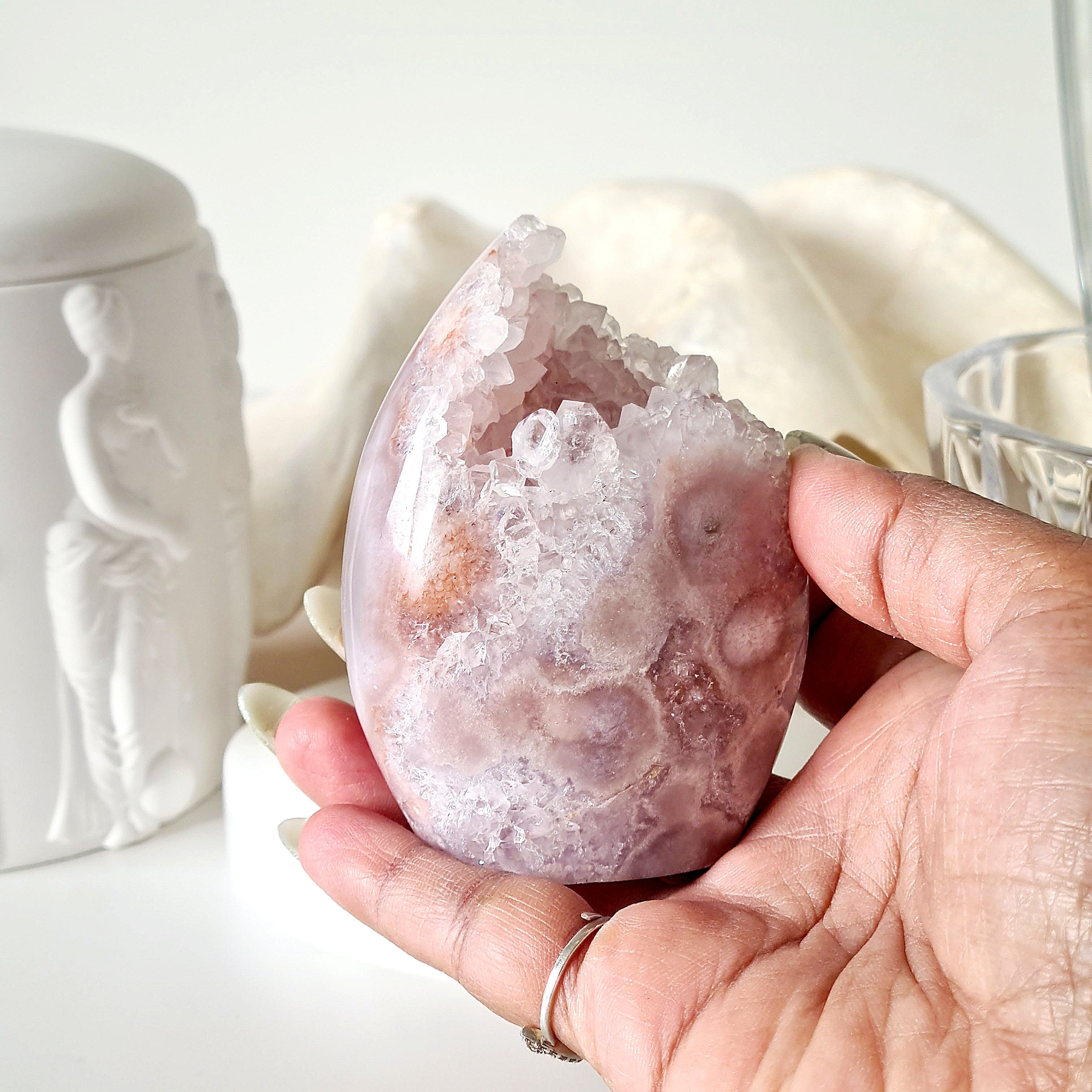 Flower Agate Pink Amethyst | E | 180g