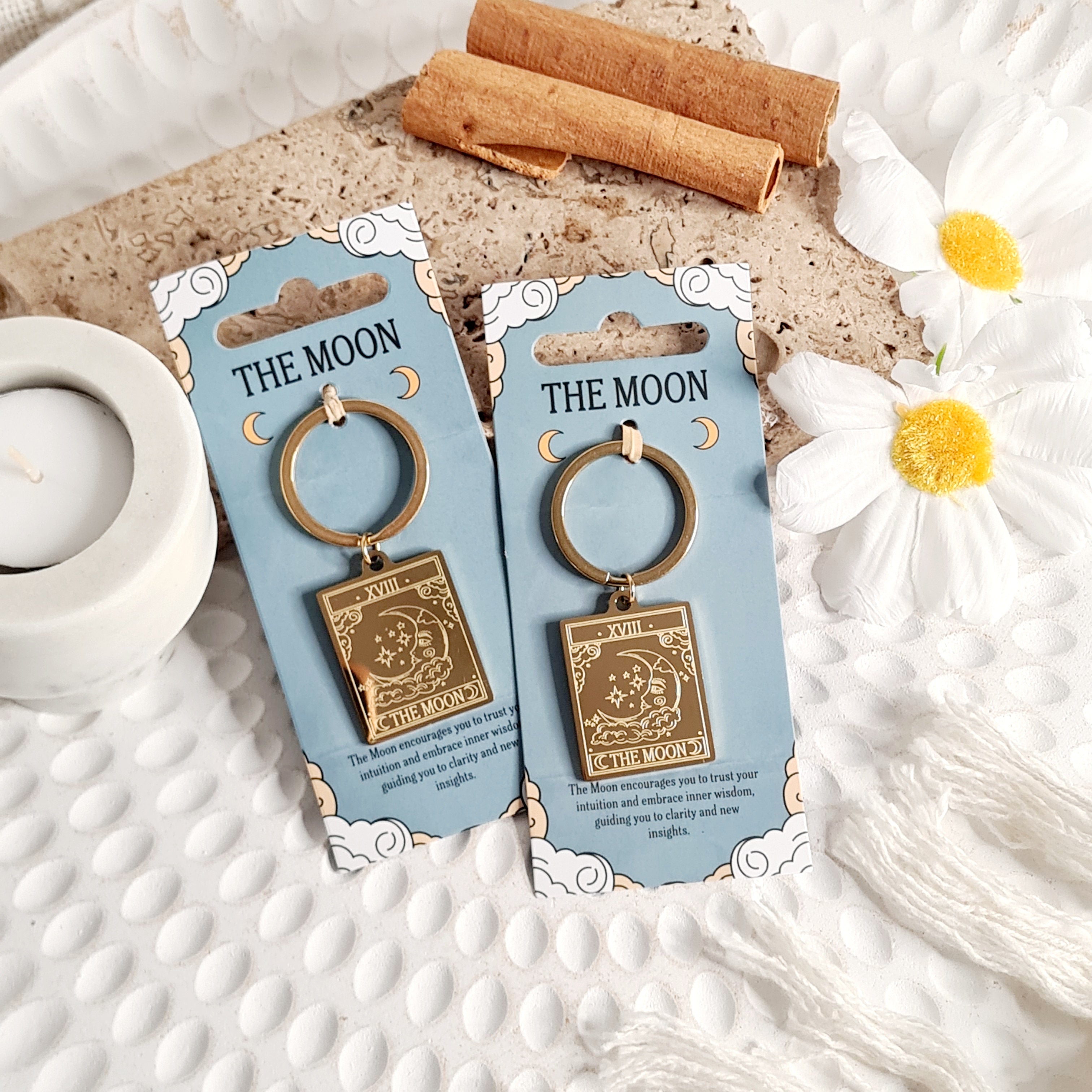 The Moon 🌙 | Tarot Key Ring