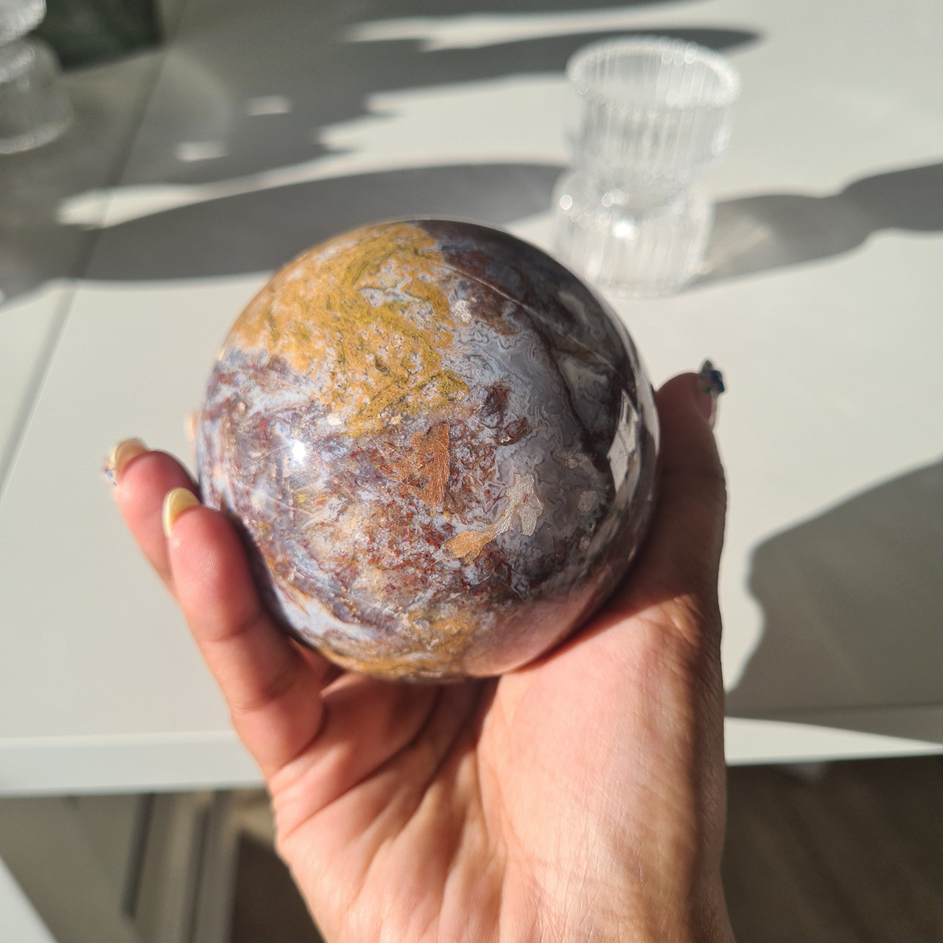 Pietersite Sphere On Stand | B