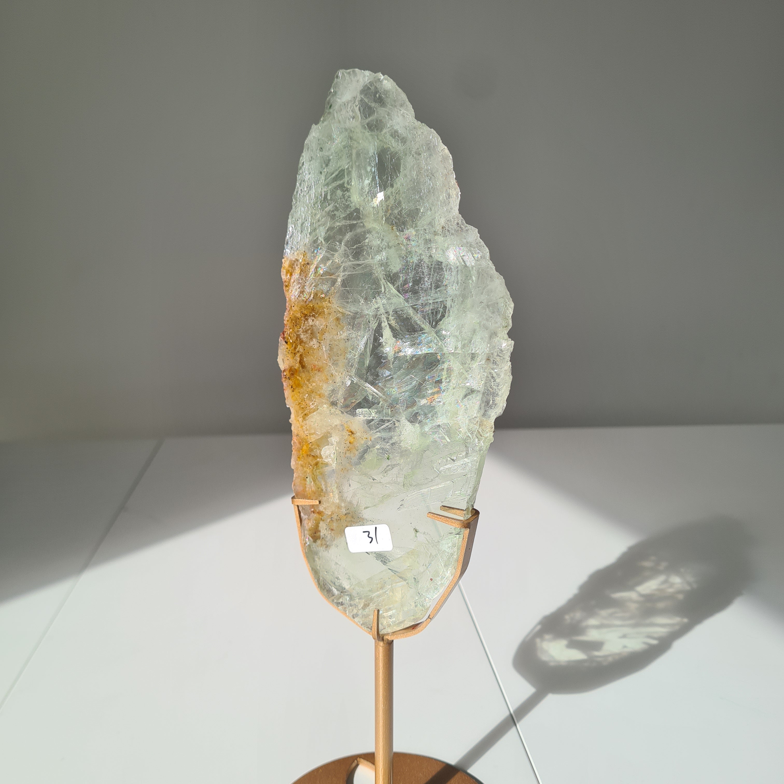 Frozen Lake of Dreams Fluorite Portal on Stand | 29.5 cm with stand