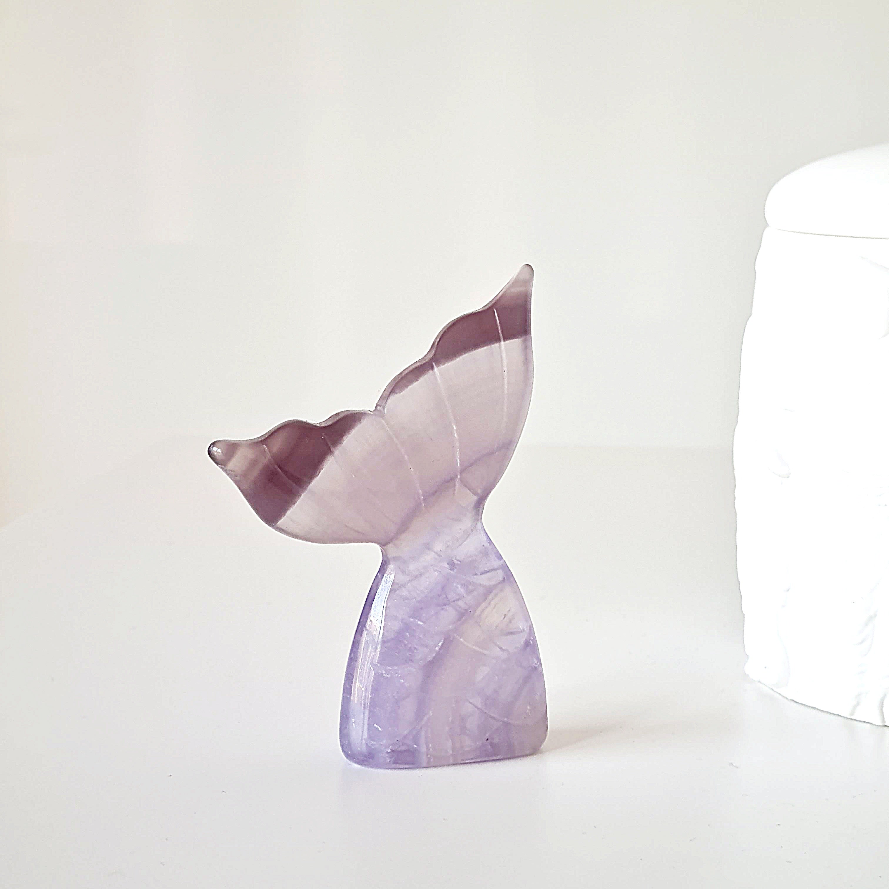 Lilac Fluorite Mermaid Tail | H