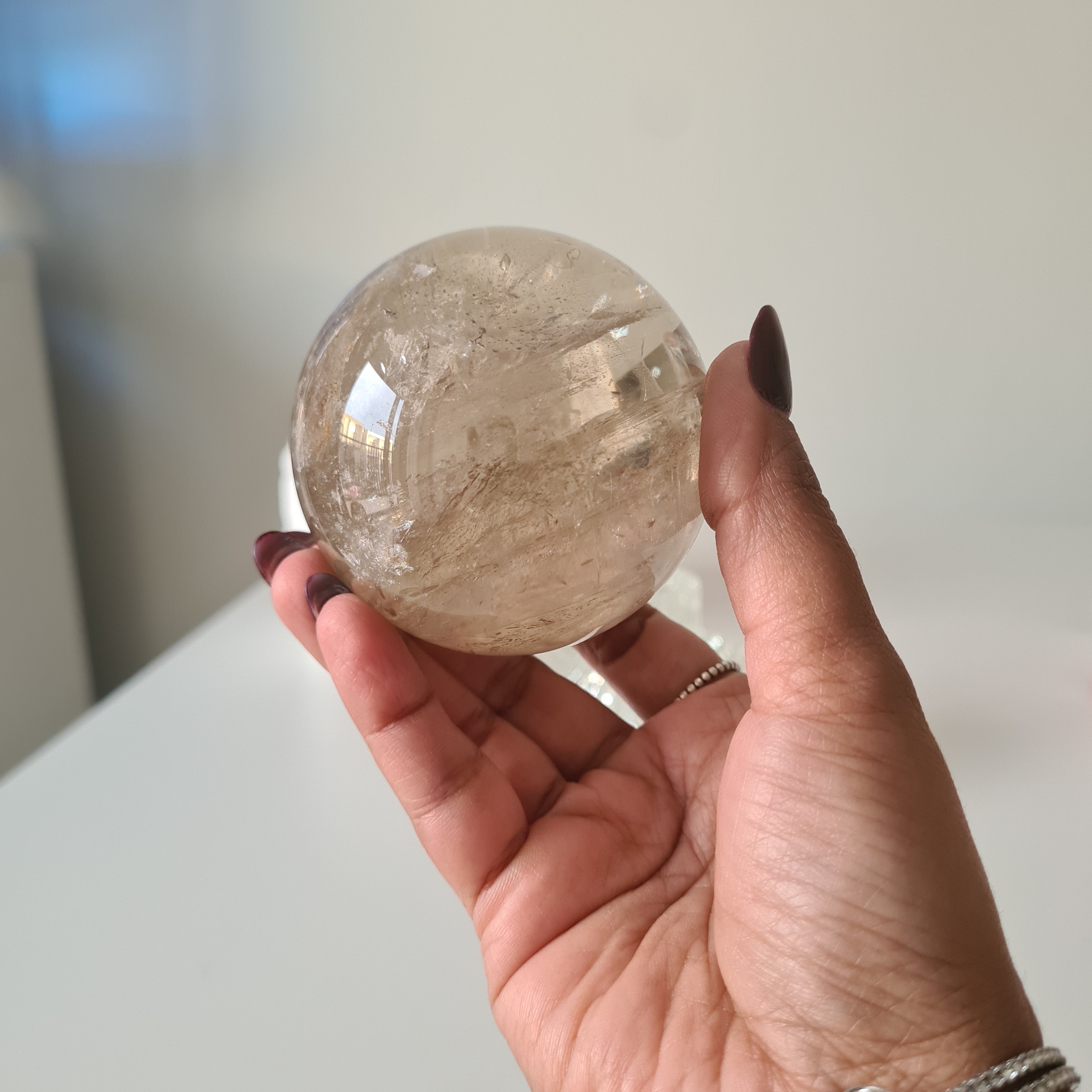 Citrine Sphere with stand | 386 g