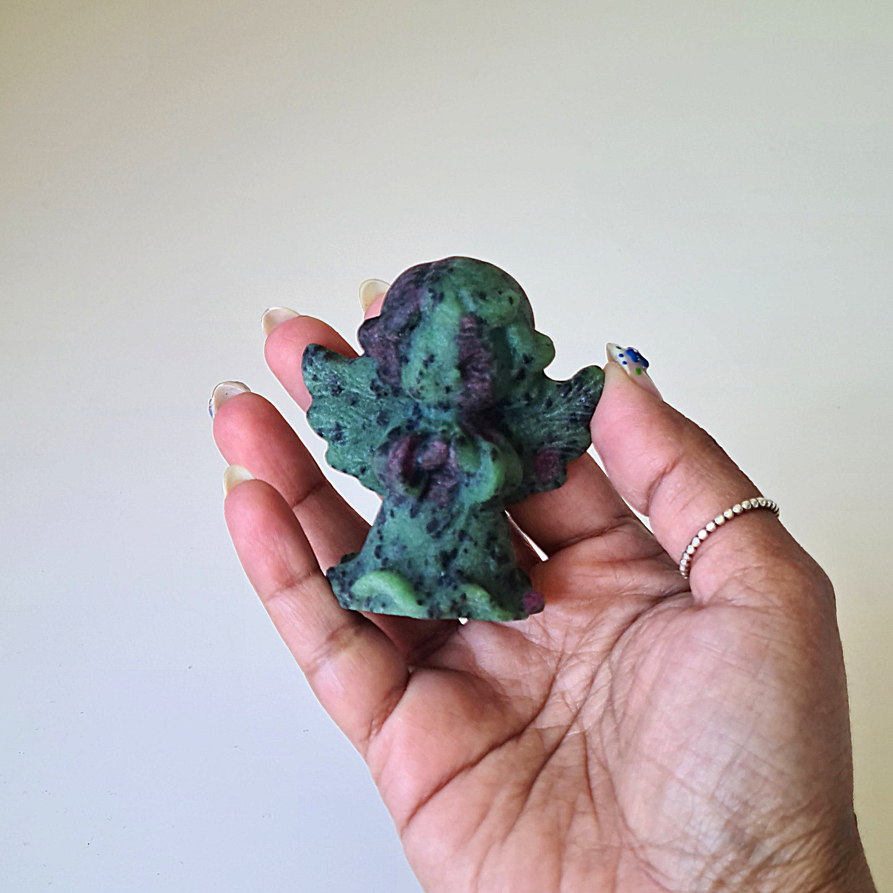 Ruby In Zoisite Angel | Small