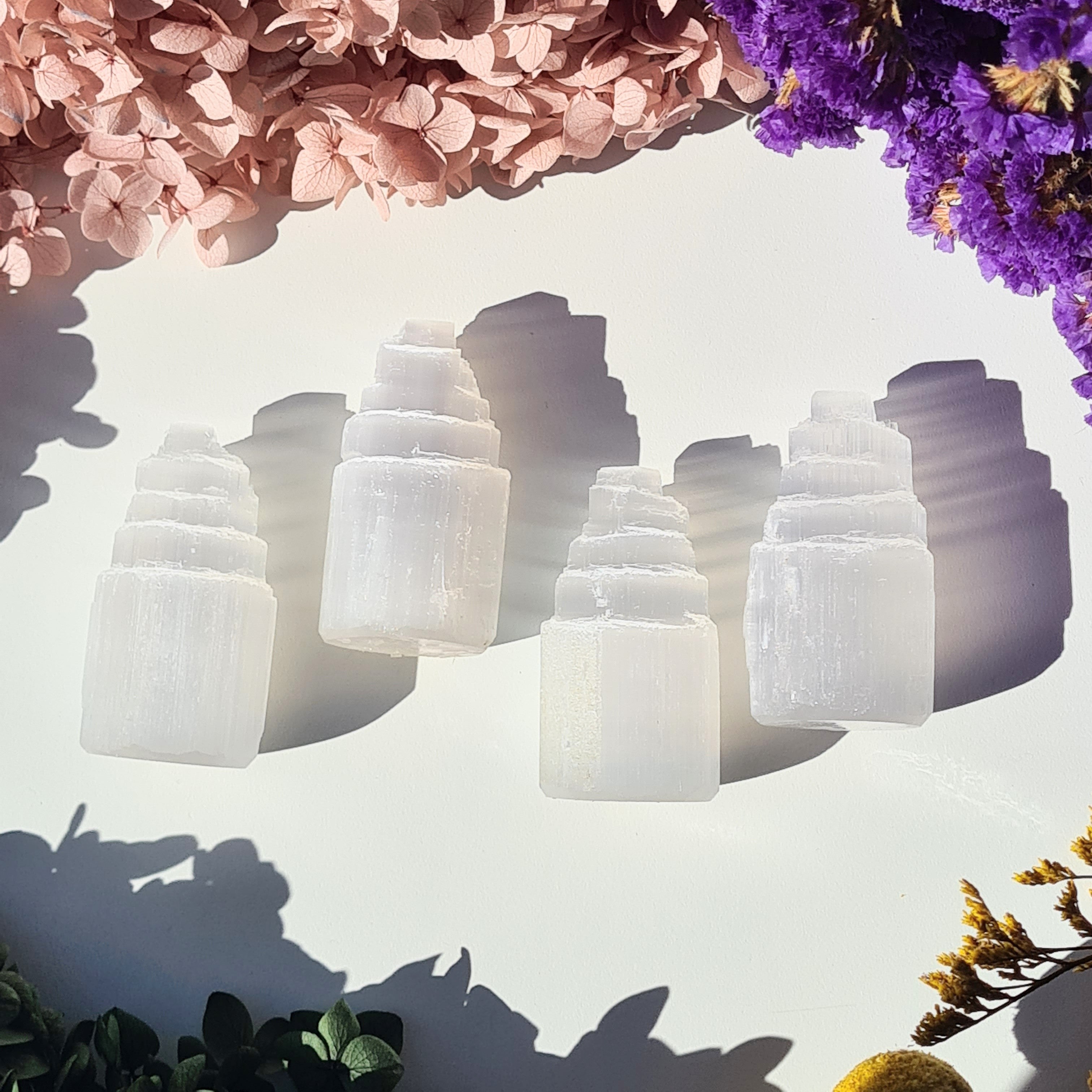 Selenite Catsle | 1 Piece | 6 Cm