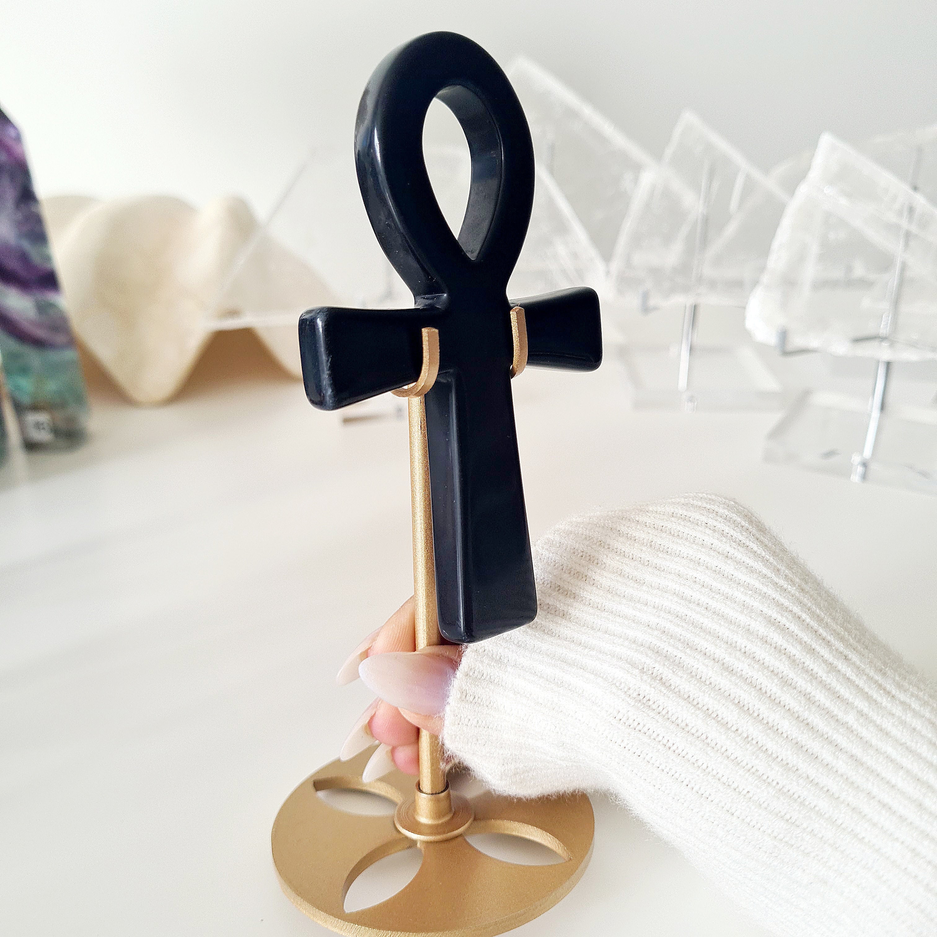 Black Onyx | Ankh | Divine Protection | B