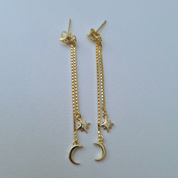 Earrings ~ Star and Moon