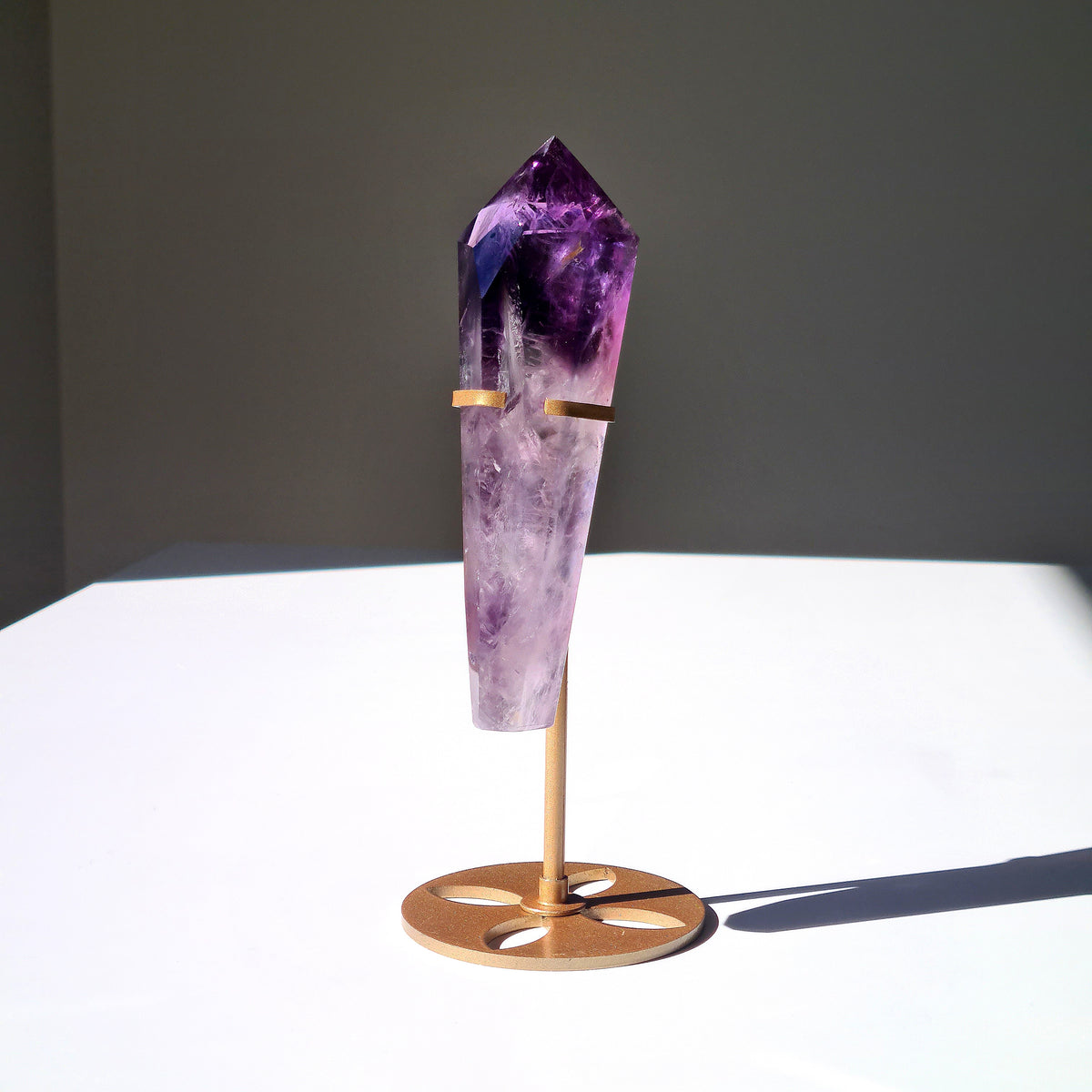 Amethyst Crystal Fairy Wand 🧚‍♀️ | Custom Stand | Piece B