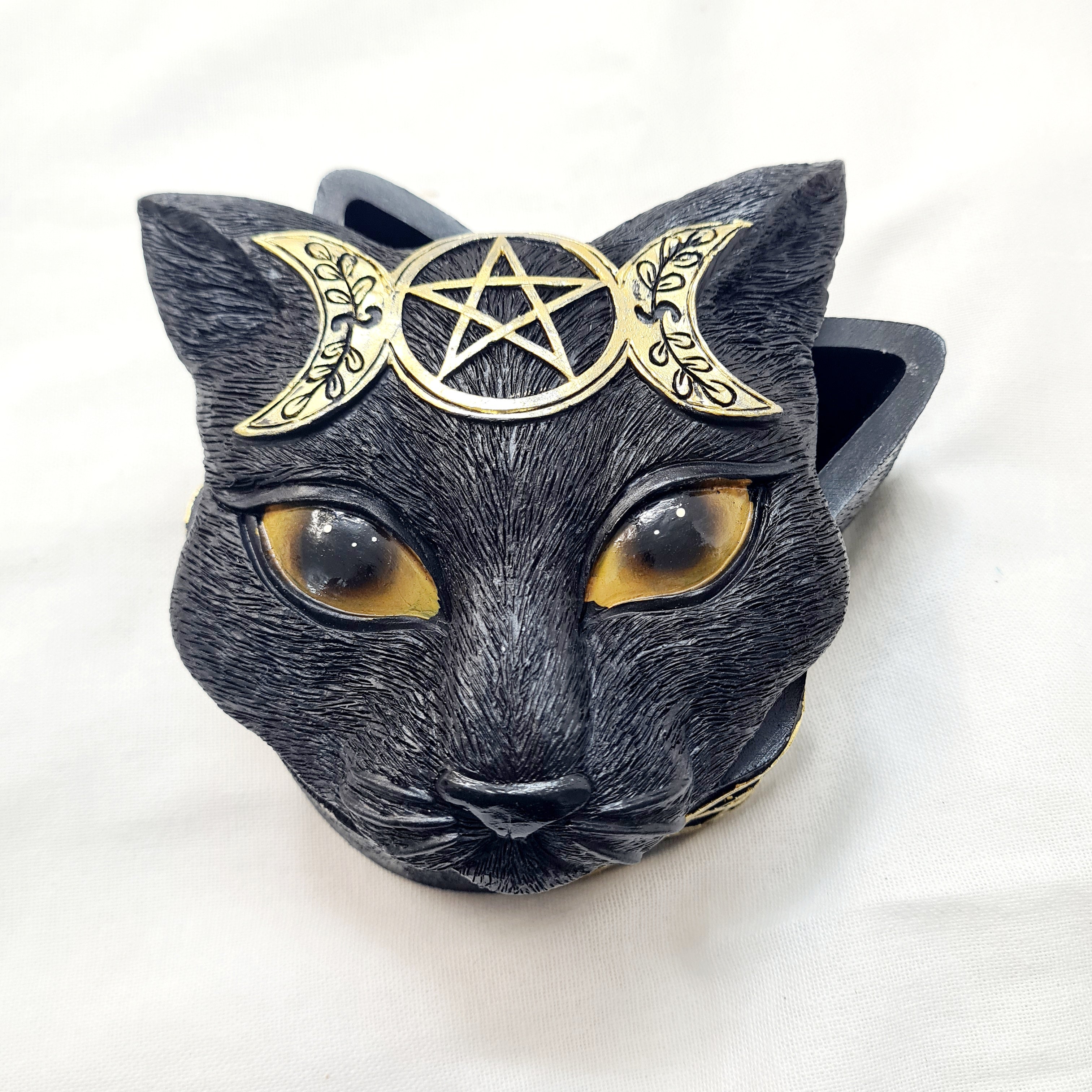 Triple Moon Cat | Trinket box