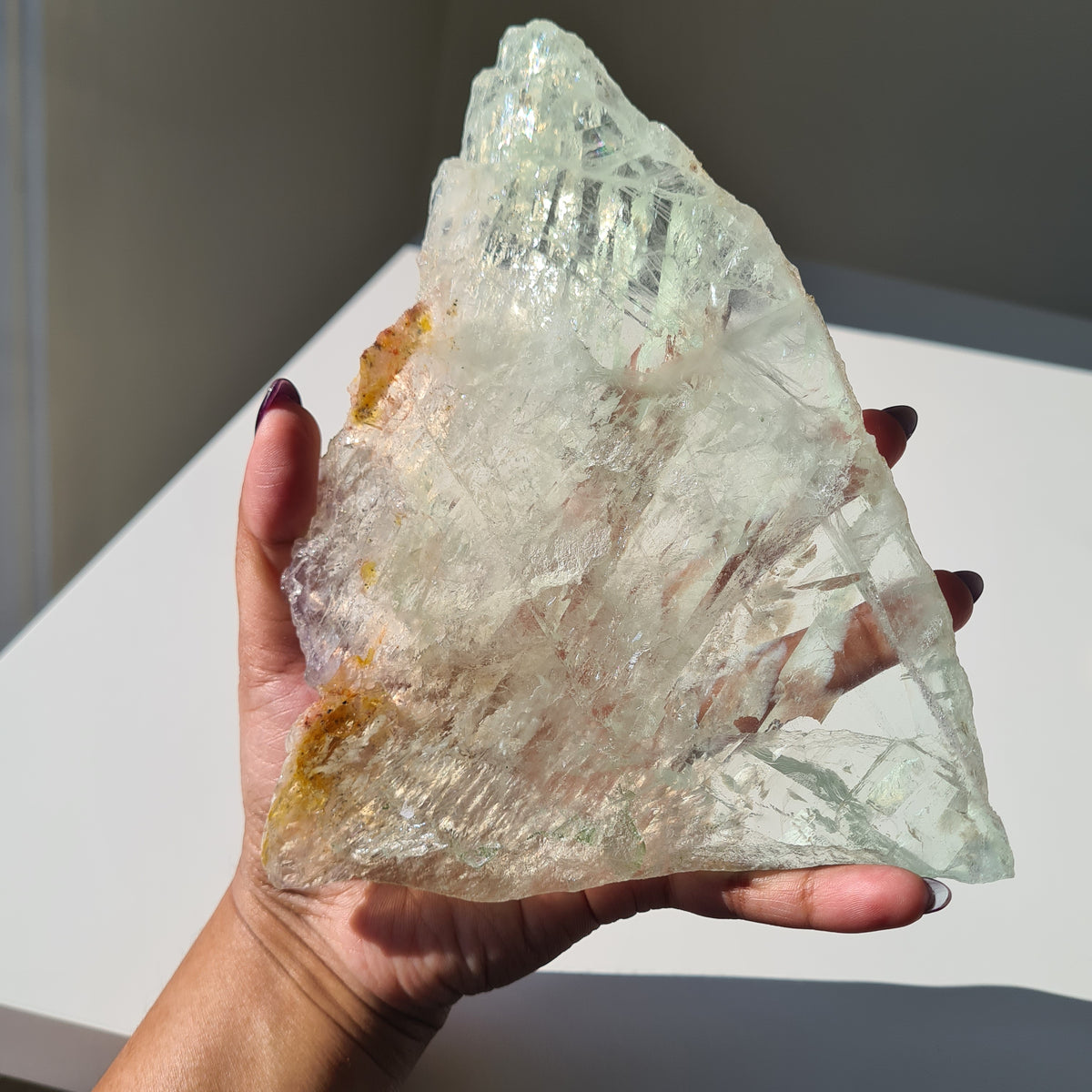 Fluorite Dream Portal On Custom Stand | Piece V