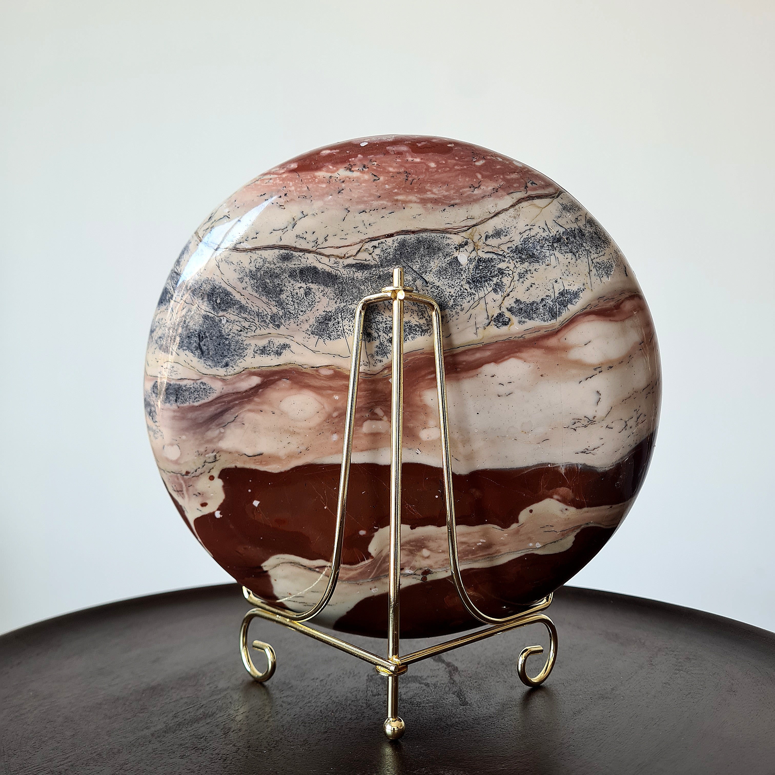 Picture Jasper Plate with stand